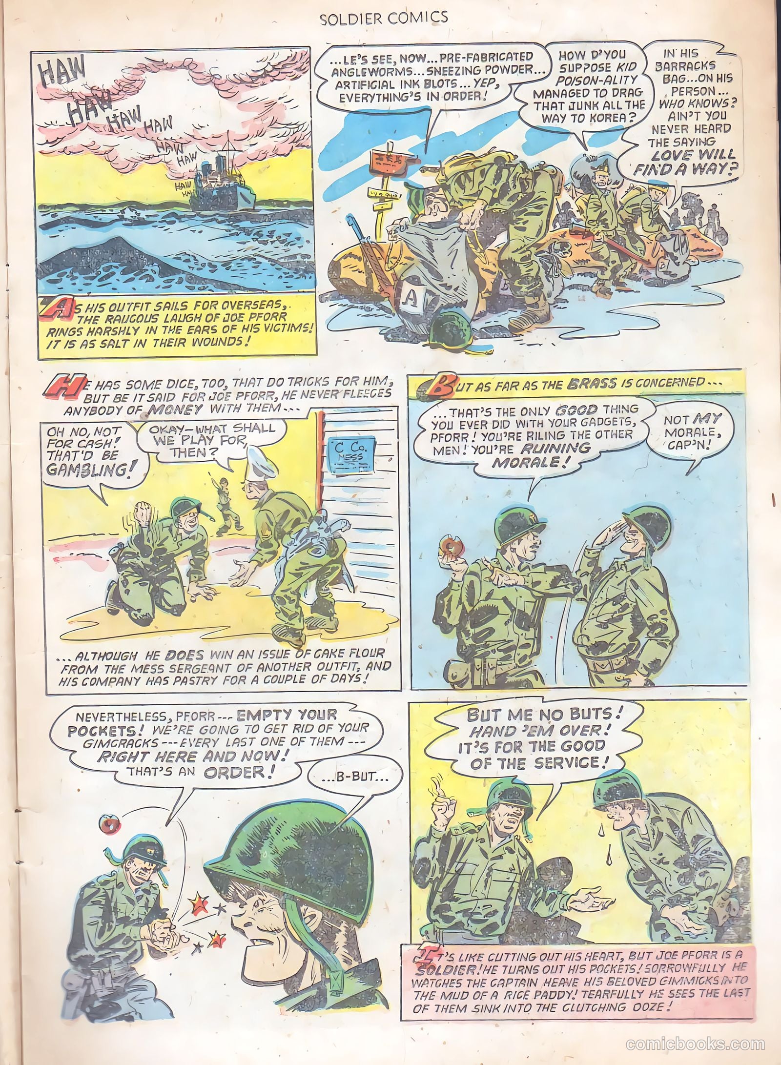 Soldier Comics #10 (1953) — page 15 of 36