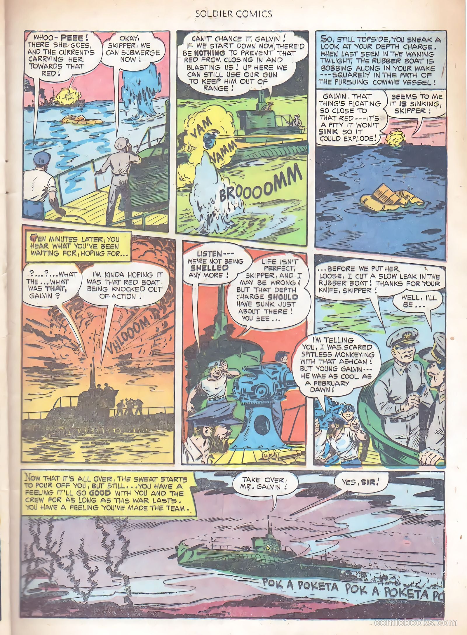 Soldier Comics #10 (1953) — page 25 of 36
