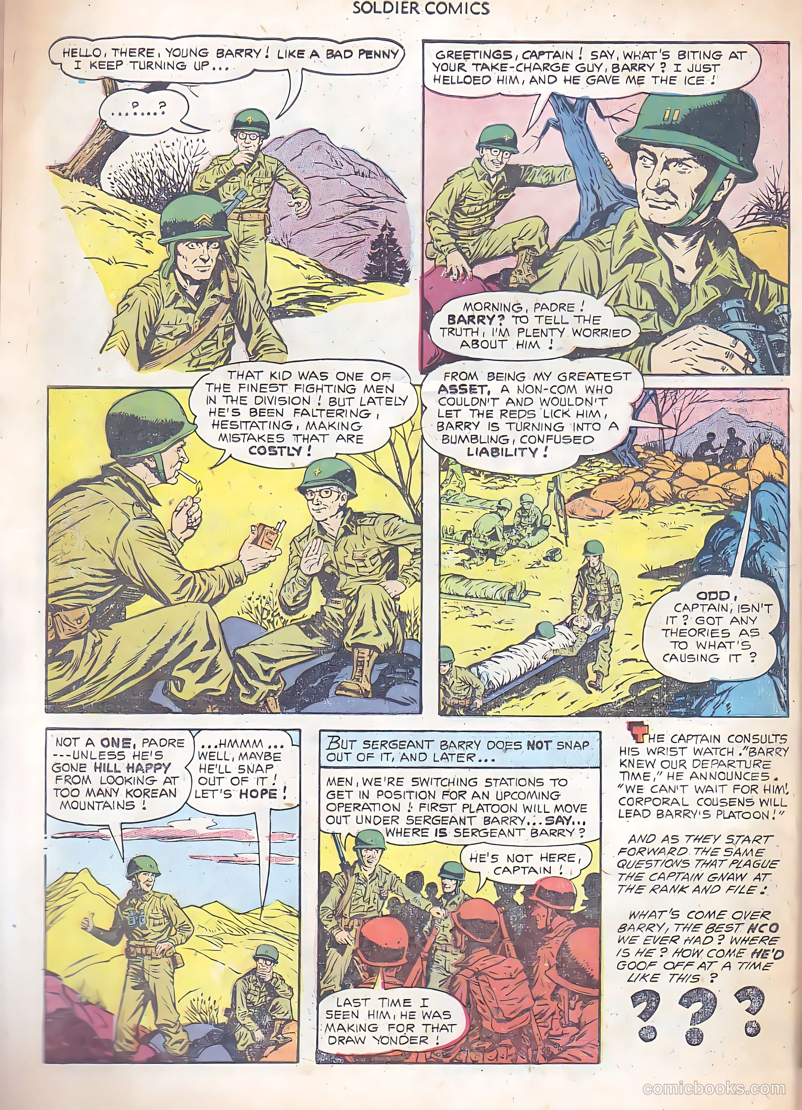 Soldier Comics #10 (1953) — page 30 of 36