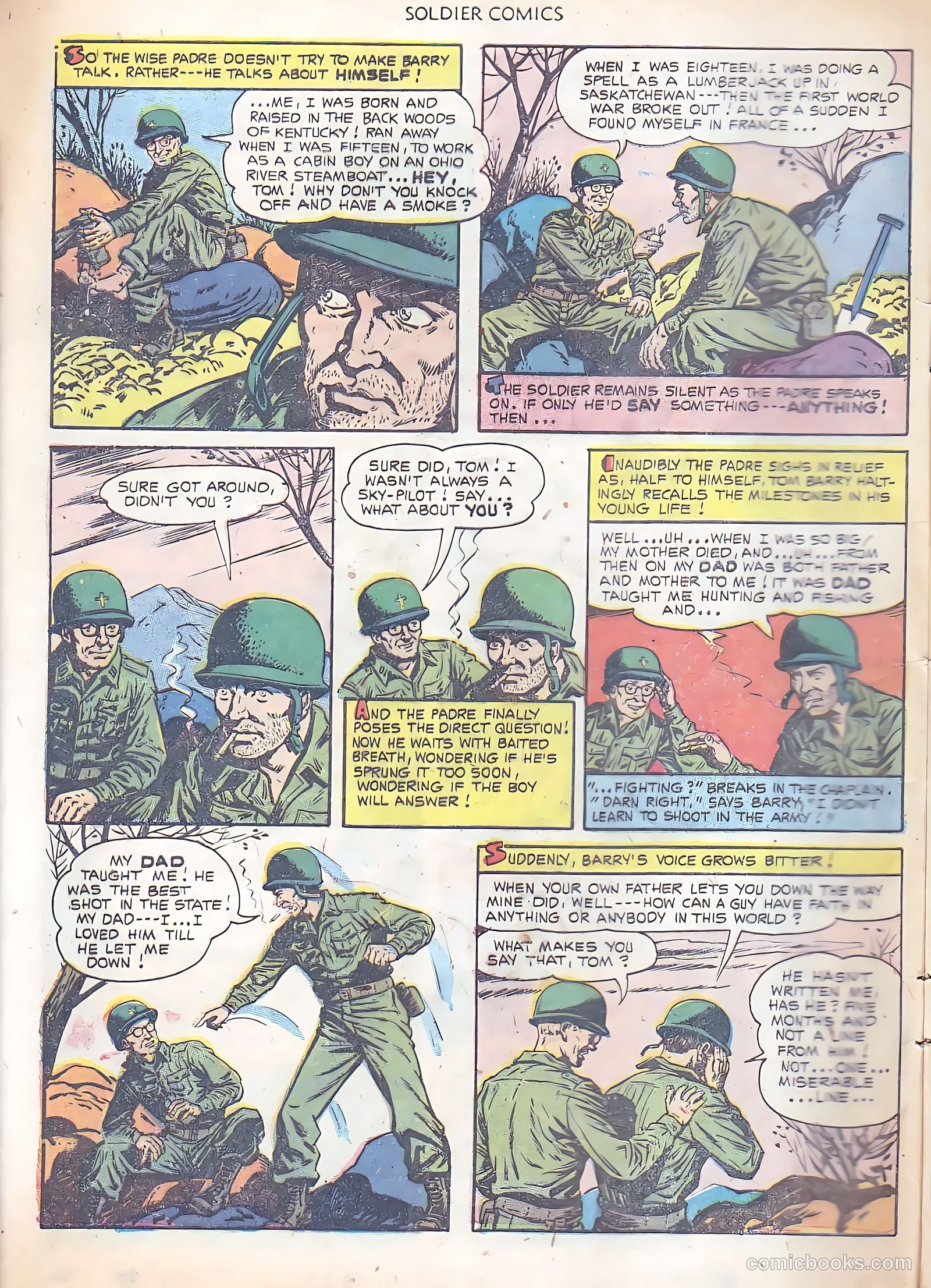 Soldier Comics #10 (1953) — page 32 of 36