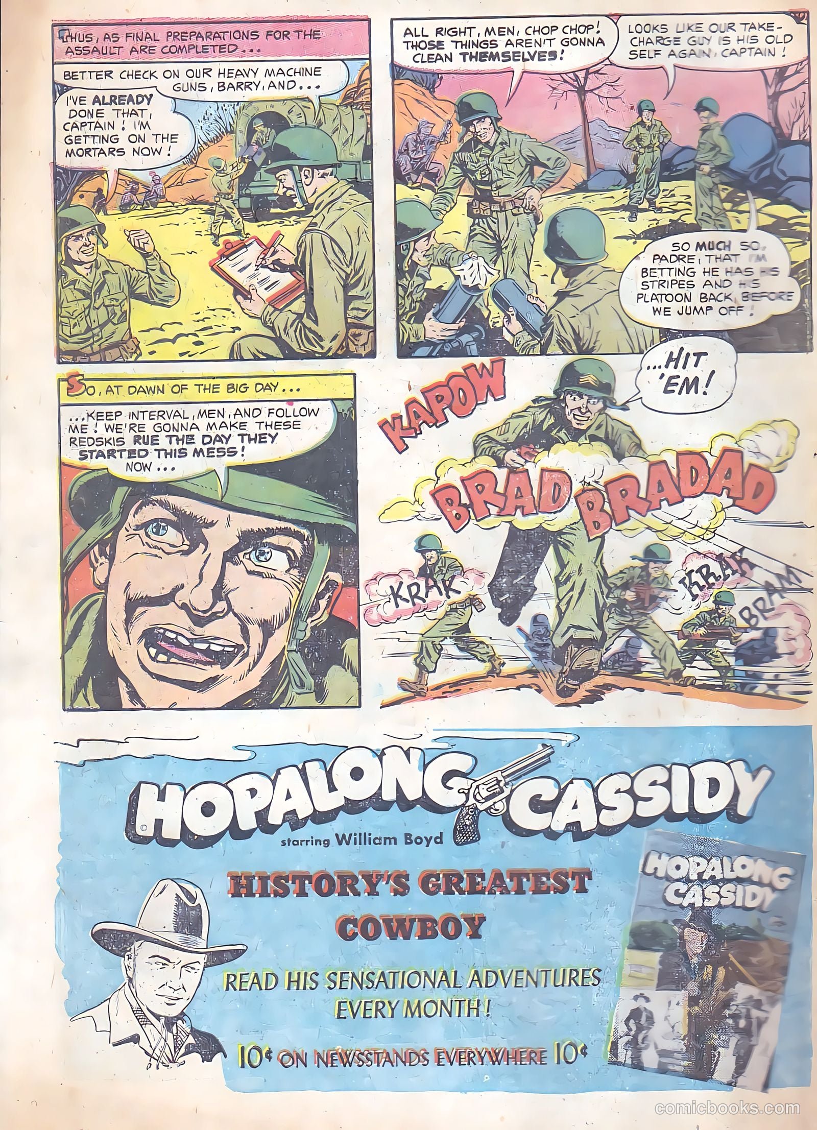 Soldier Comics #10 (1953) — page 34 of 36