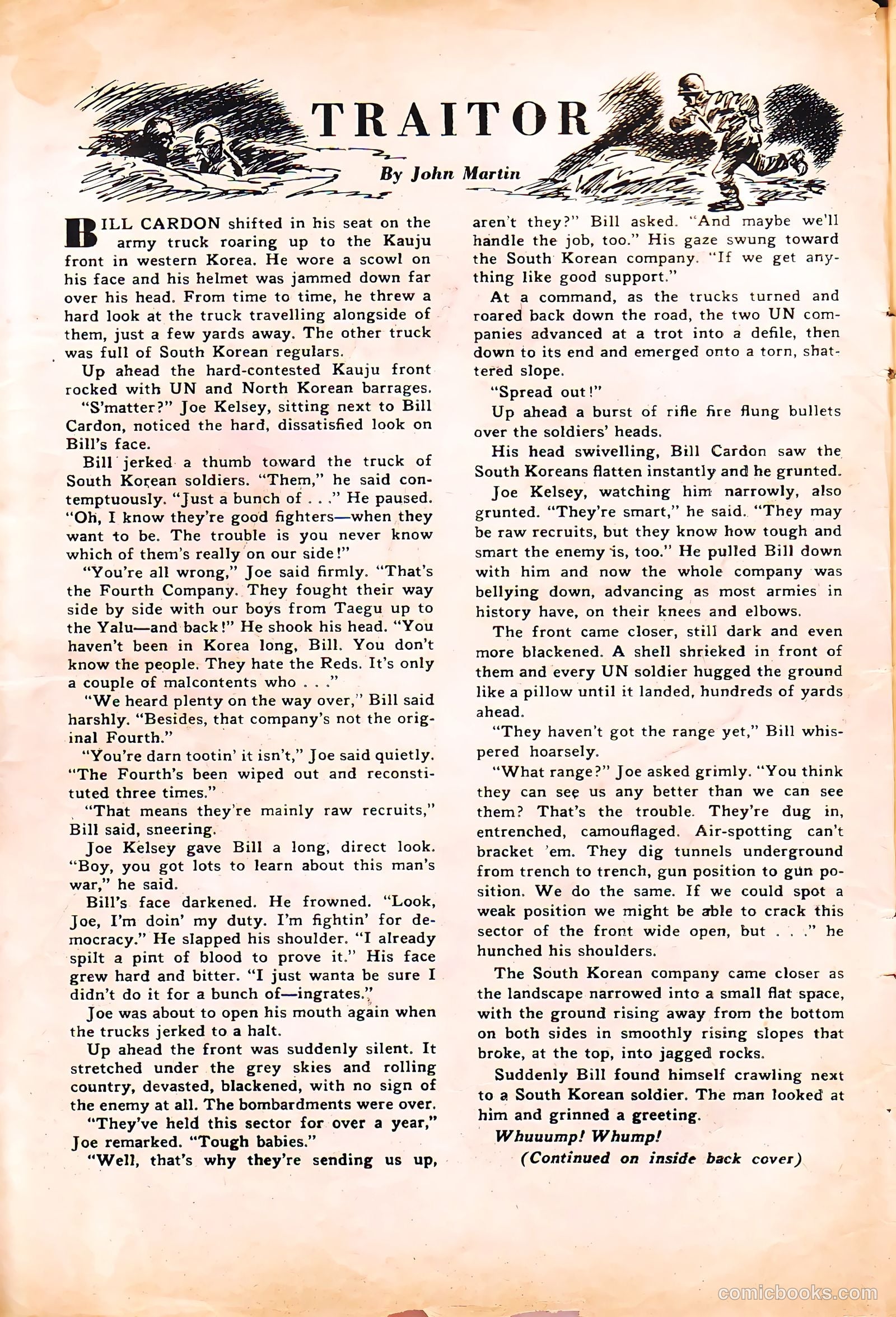 Soldier Comics #11 (1953) — page 2 of 36