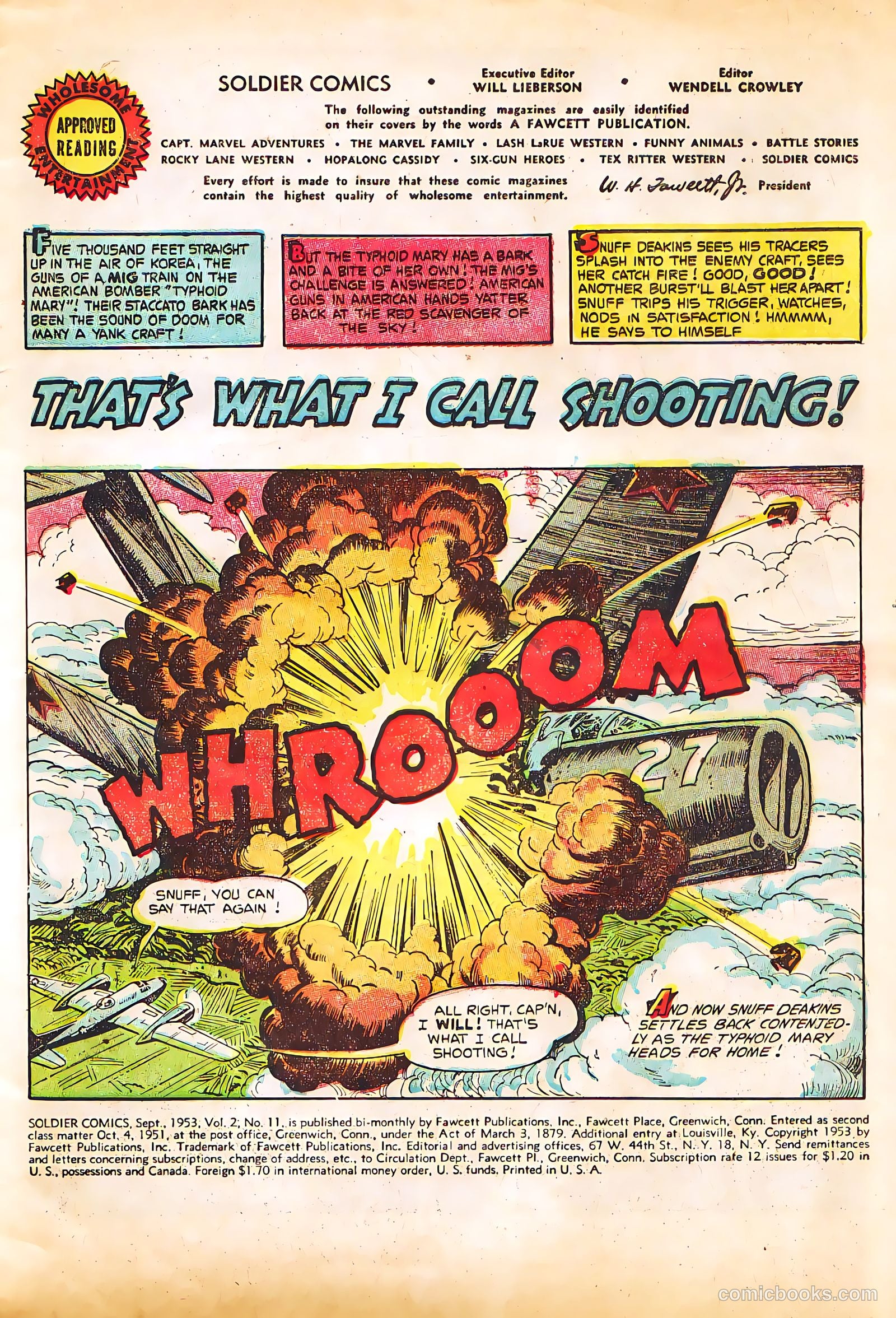 Soldier Comics #11 (1953) — page 3 of 36