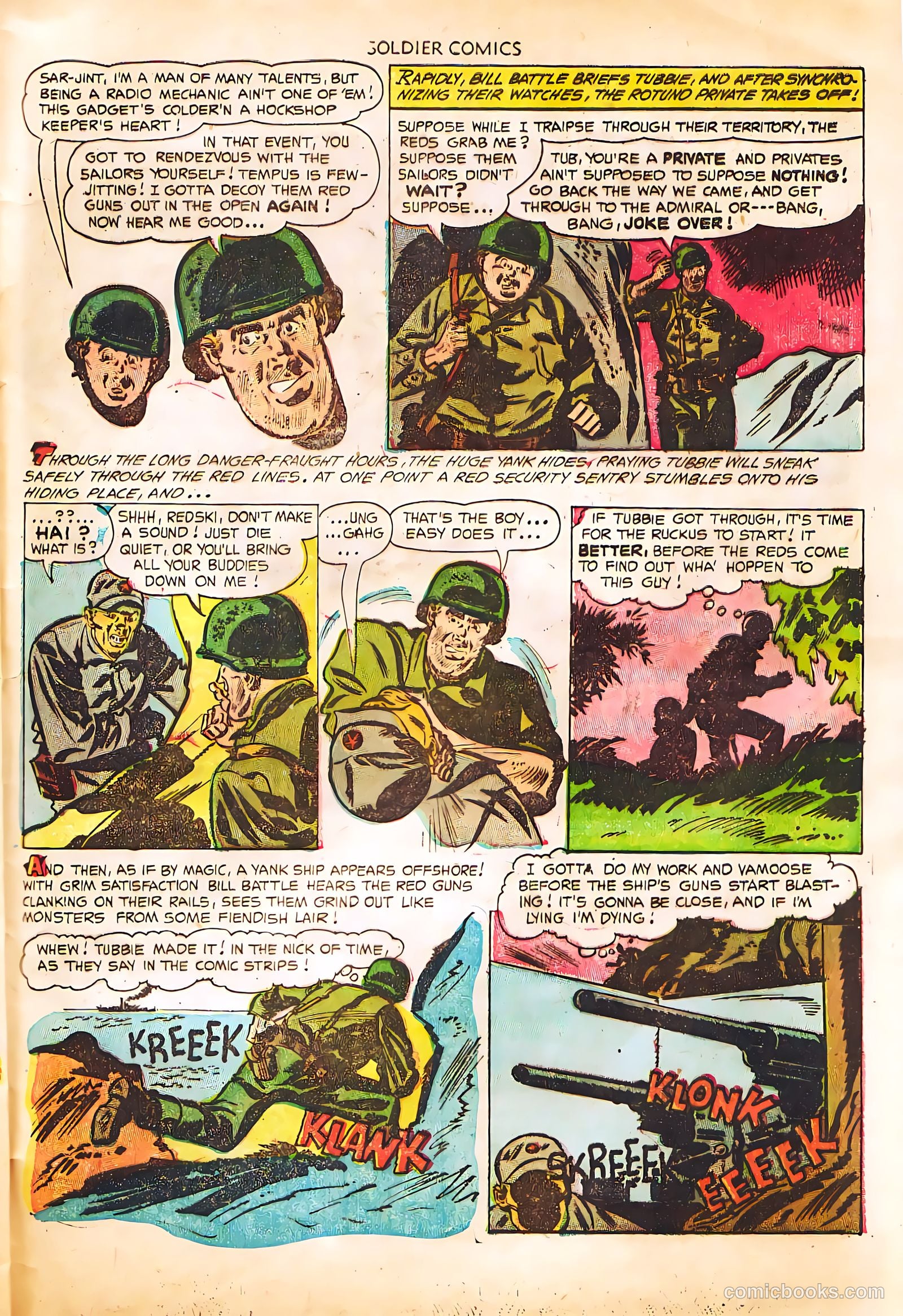 Soldier Comics #11 (1953) — page 33 of 36