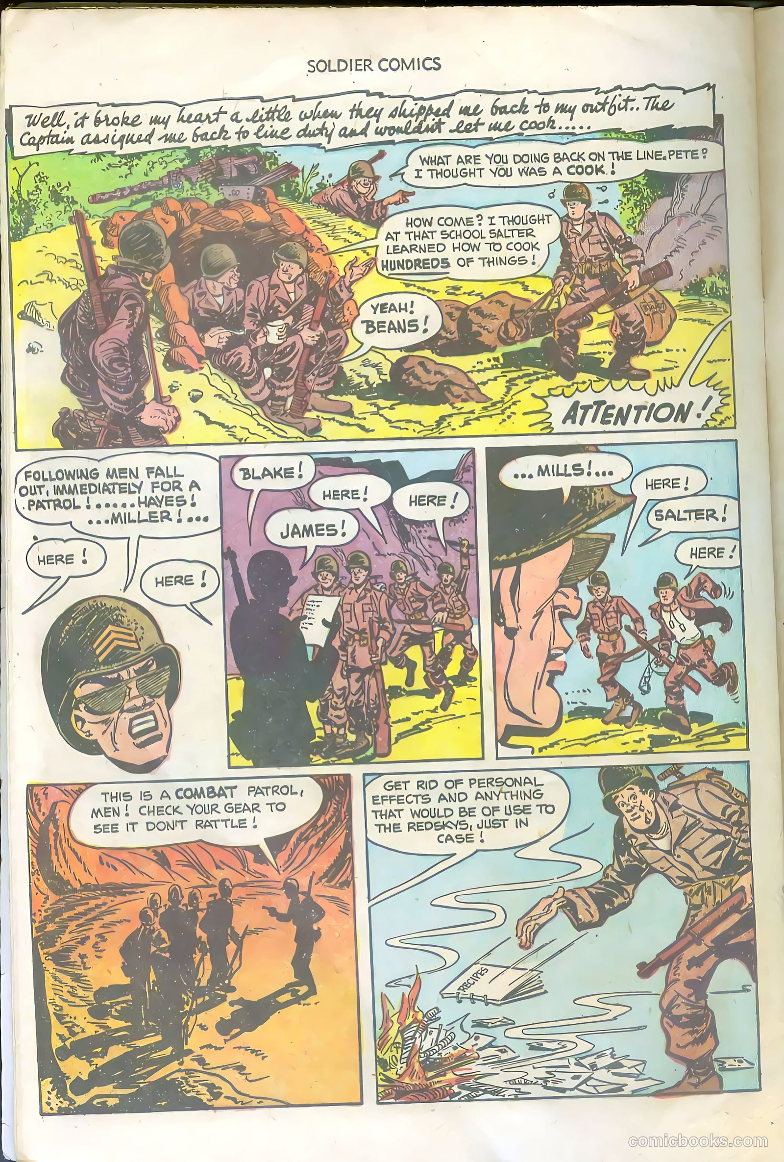 Soldier Comics #2 (1952) — page 28 of 36