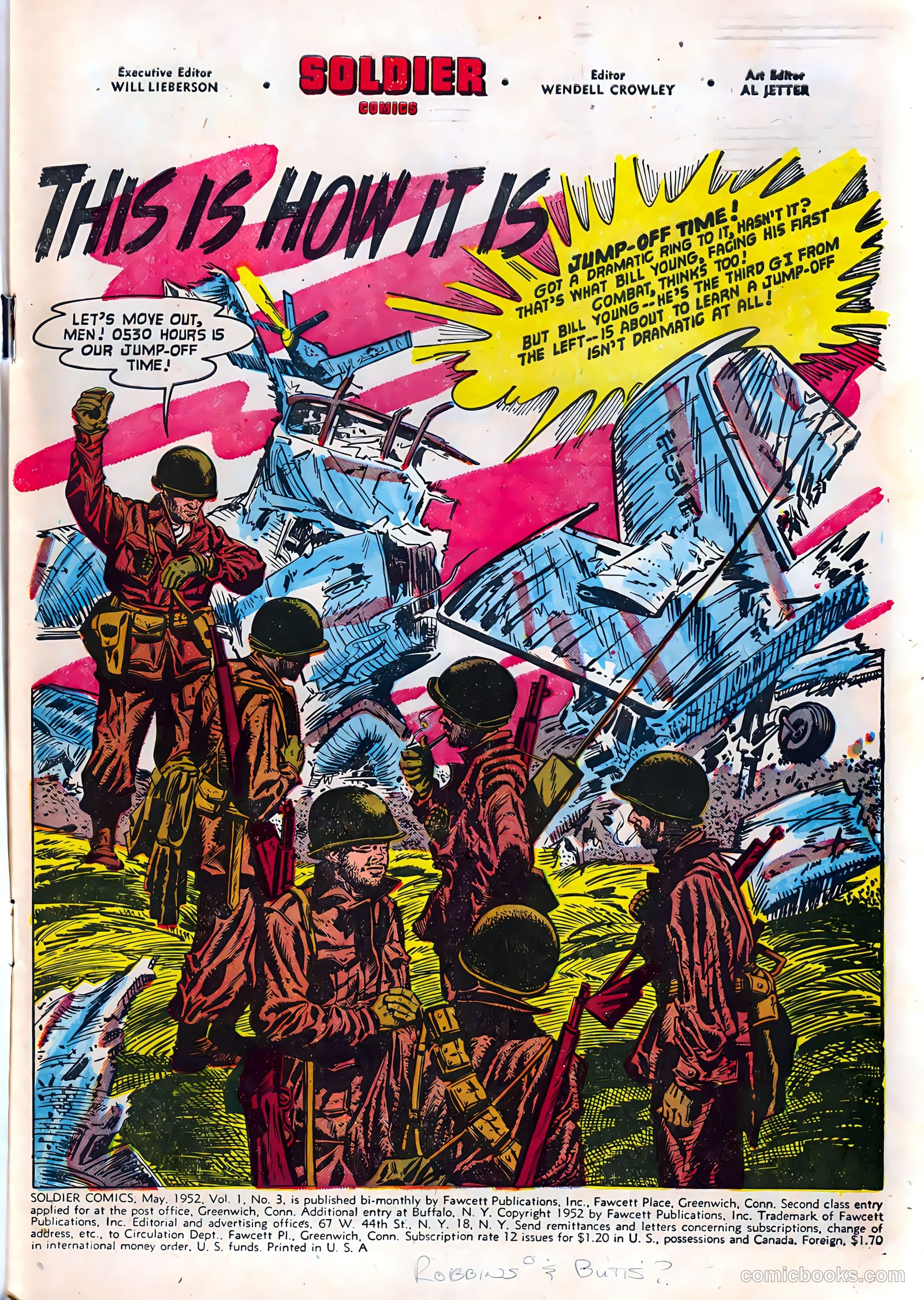 Soldier Comics #3 (1952) — page 3 of 37