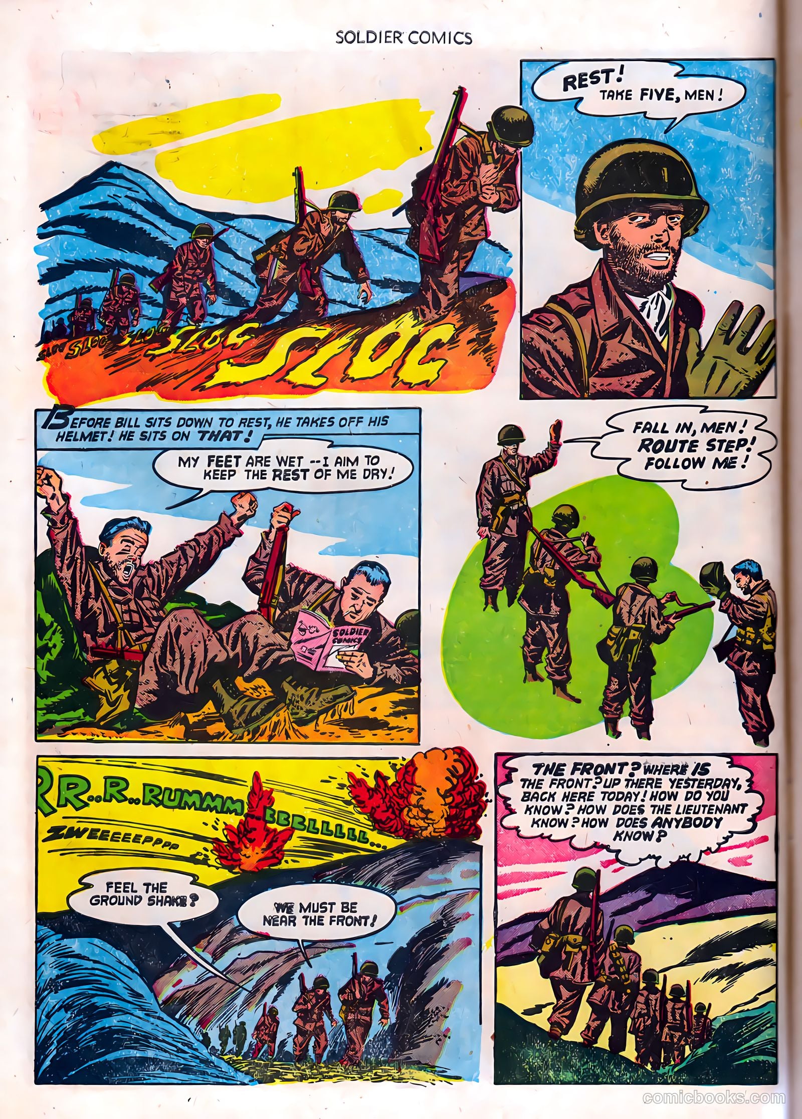 Soldier Comics #3 (1952) — page 6 of 36