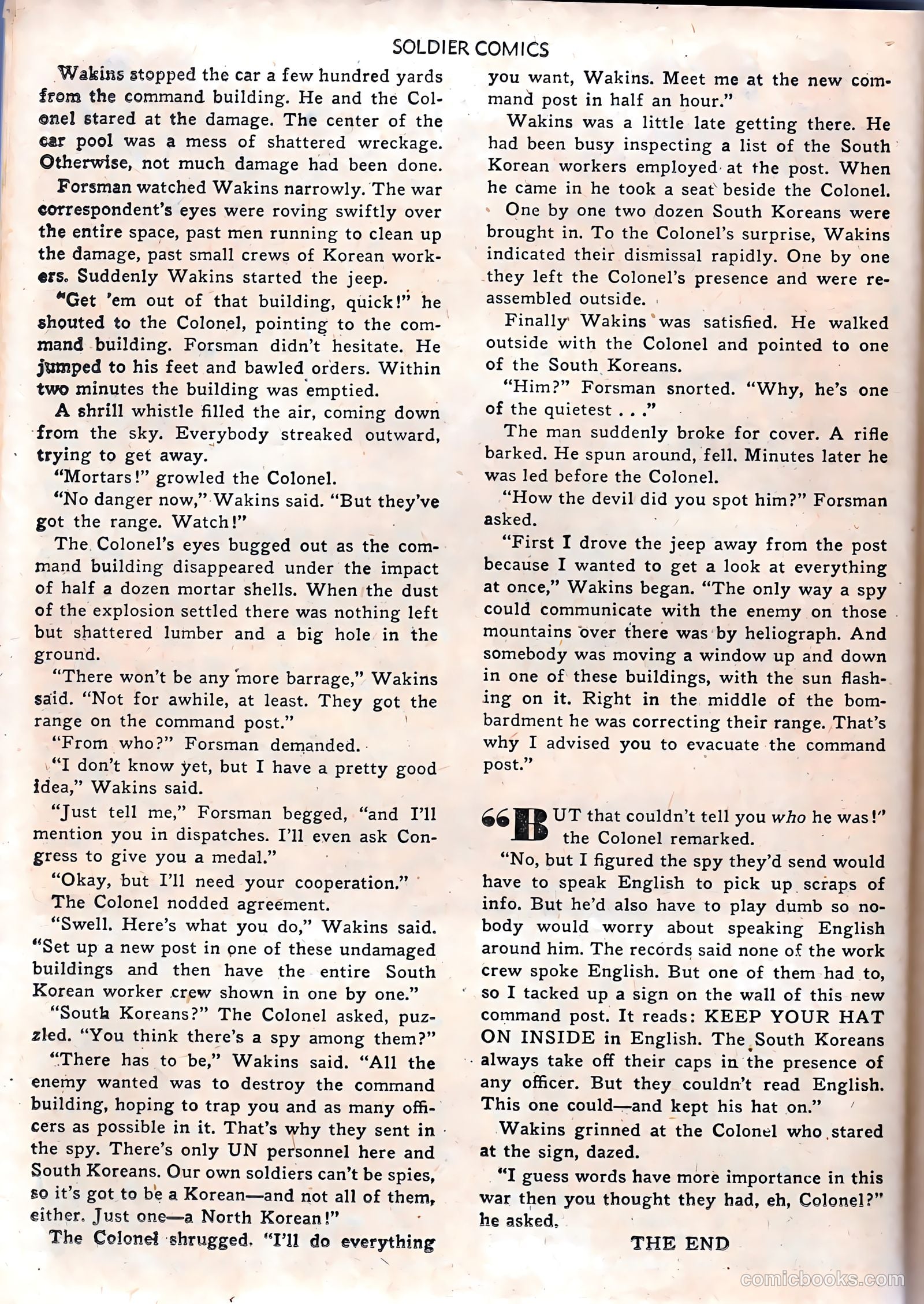 Soldier Comics #3 (1952) — page 26 of 36