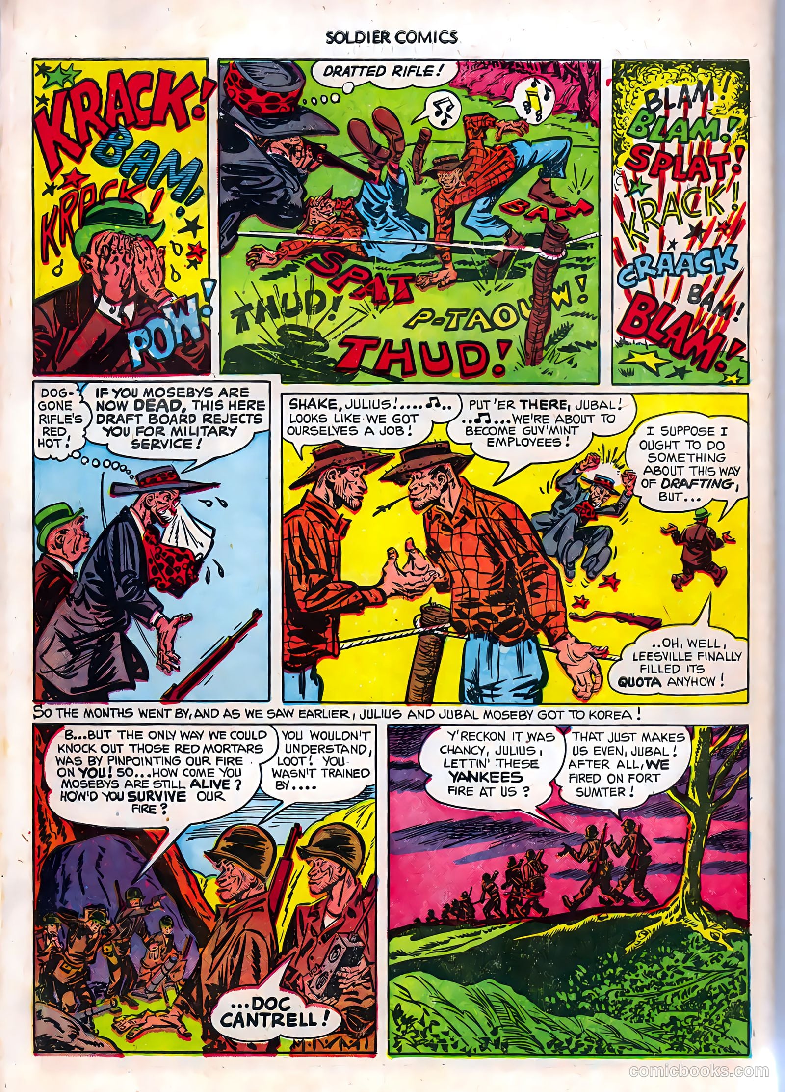 Soldier Comics #3 (1952) — page 34 of 36