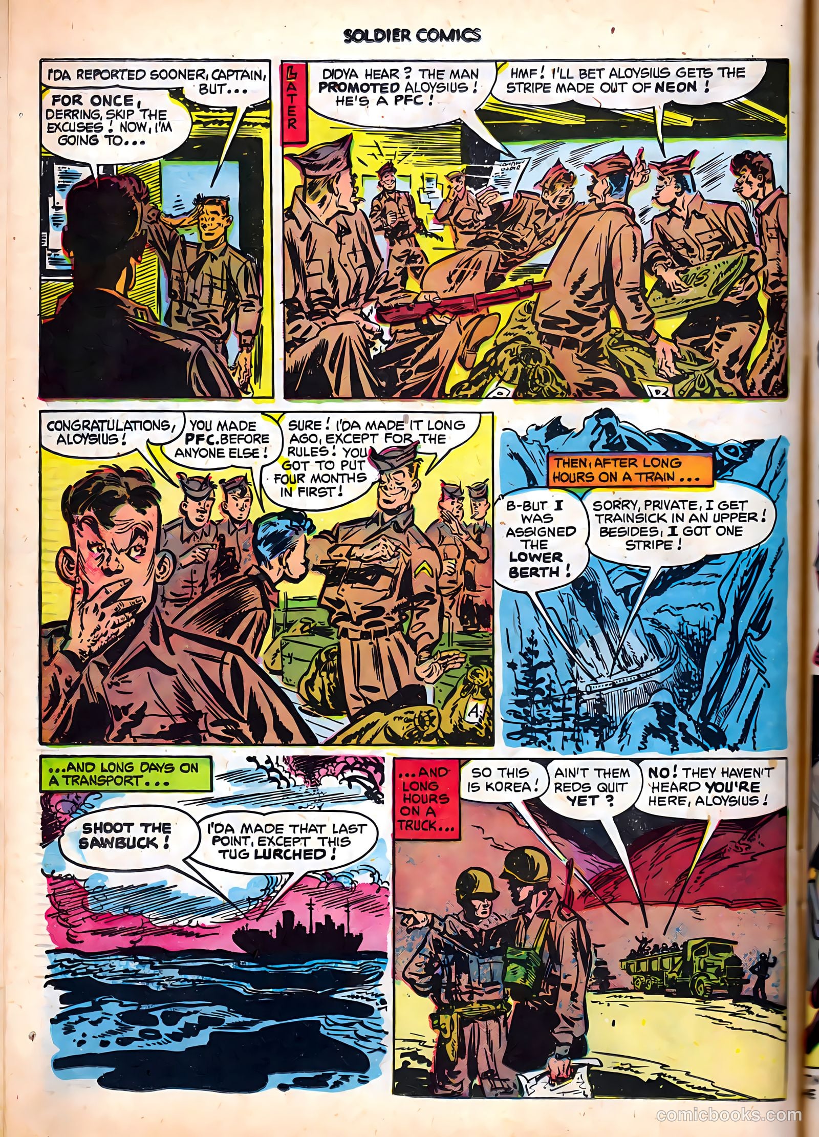 Soldier Comics #4 (1952) — page 22 of 36