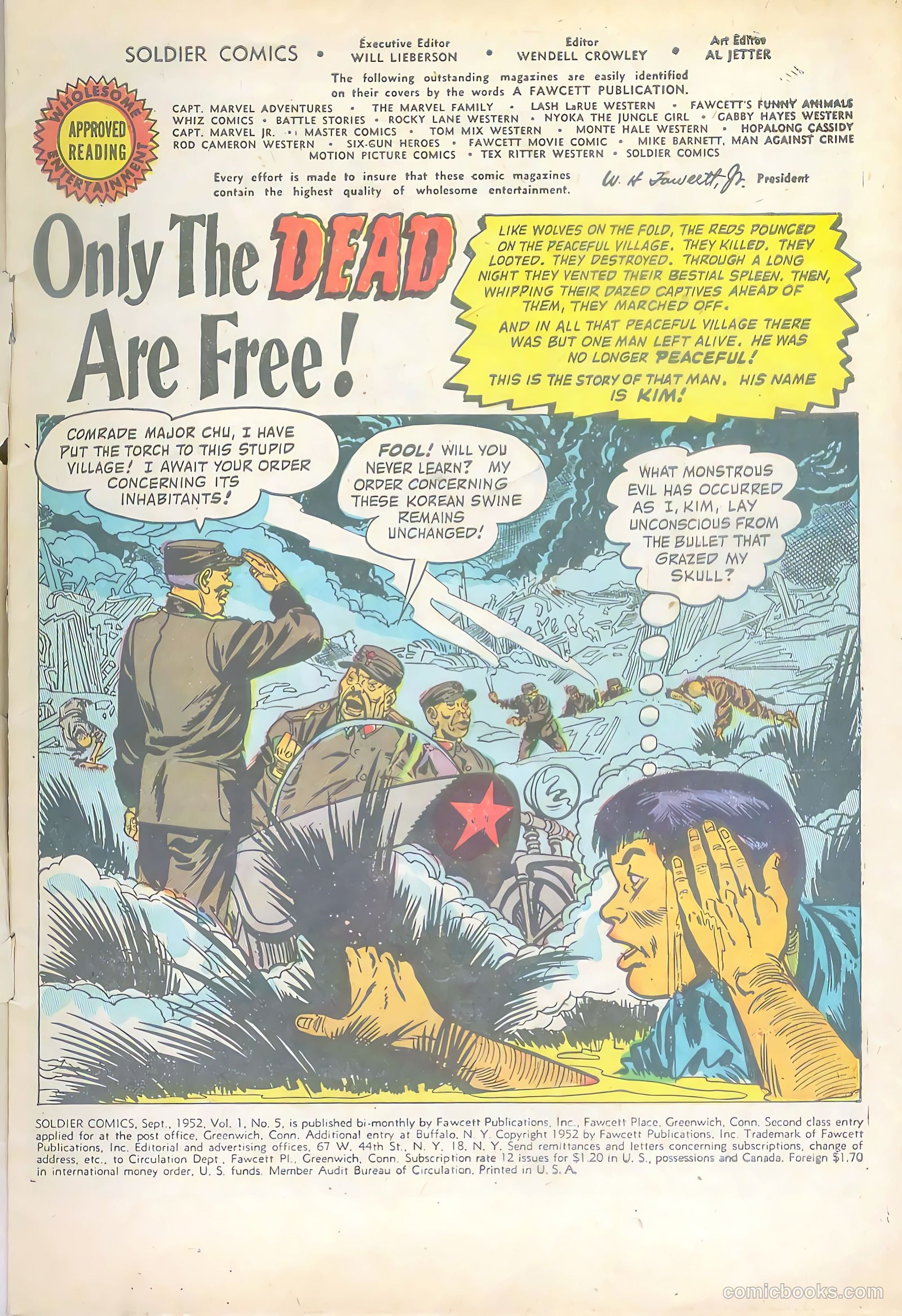 Soldier Comics #5 (1952) — page 3 of 36