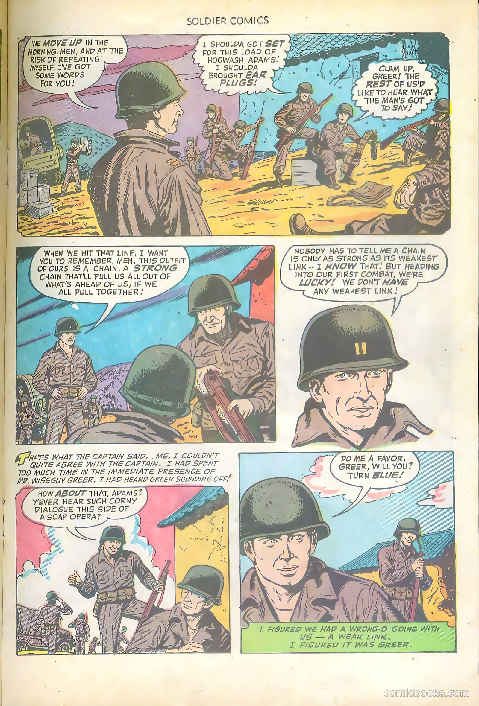 Soldier Comics #5 (1952) — page 15 of 36