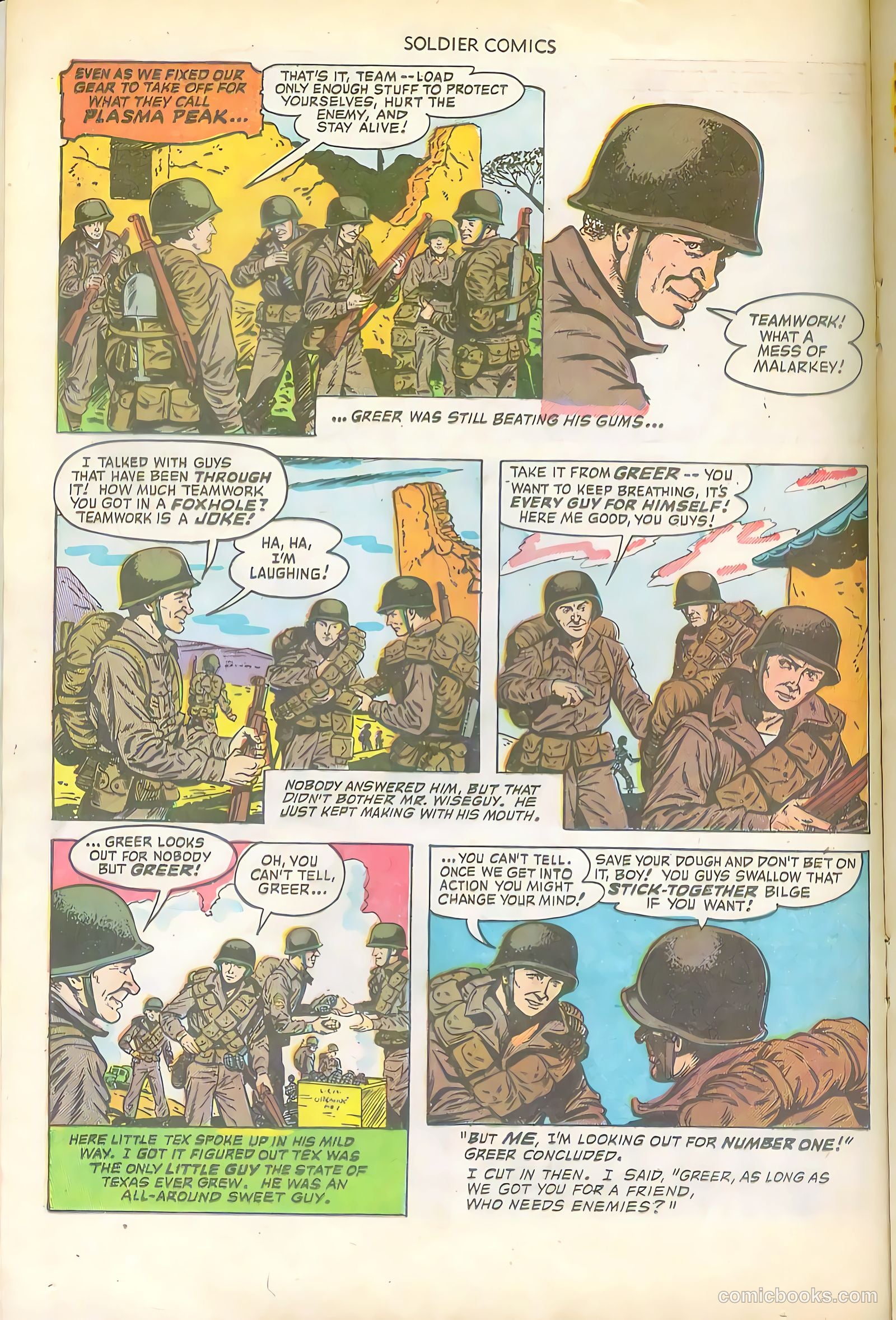 Soldier Comics #5 (1952) — page 16 of 36