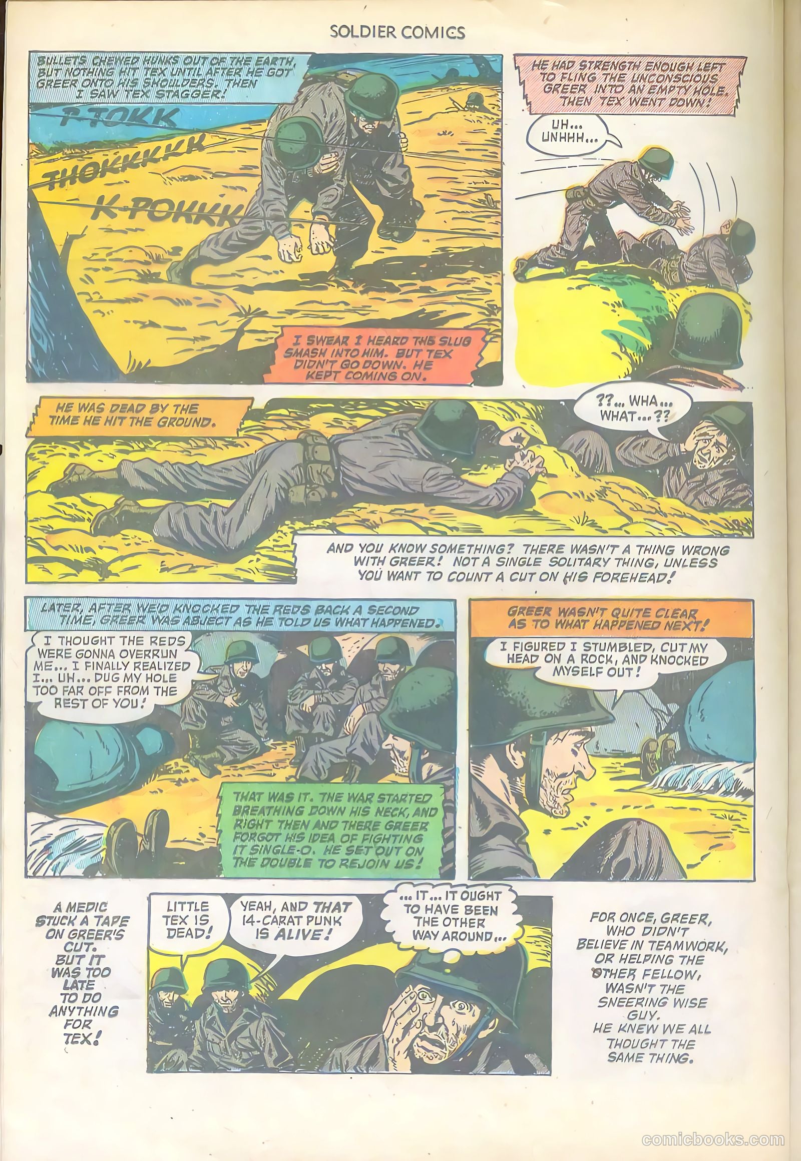Soldier Comics #5 (1952) — page 20 of 36
