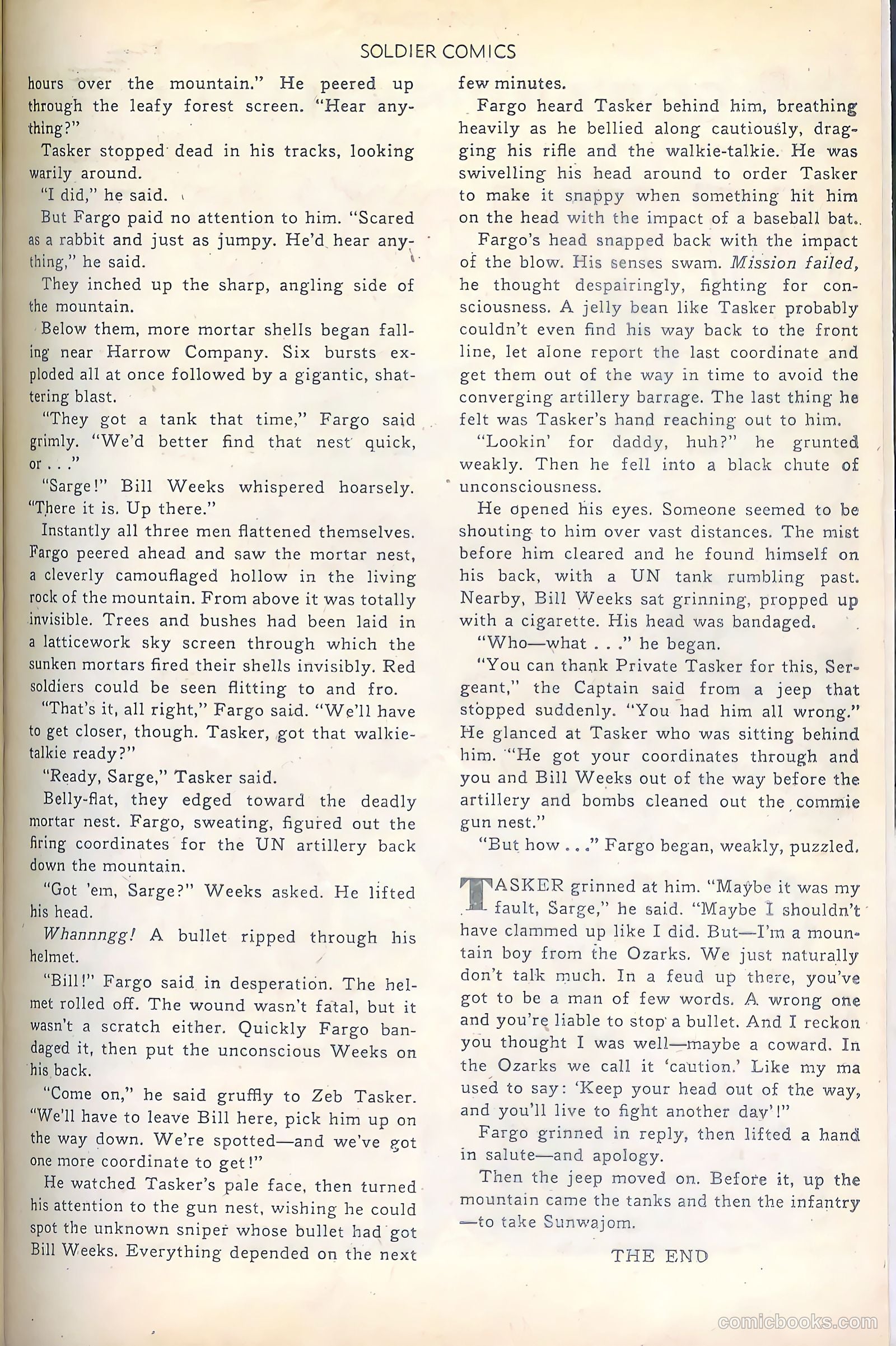 Soldier Comics #5 (1952) — page 25 of 36