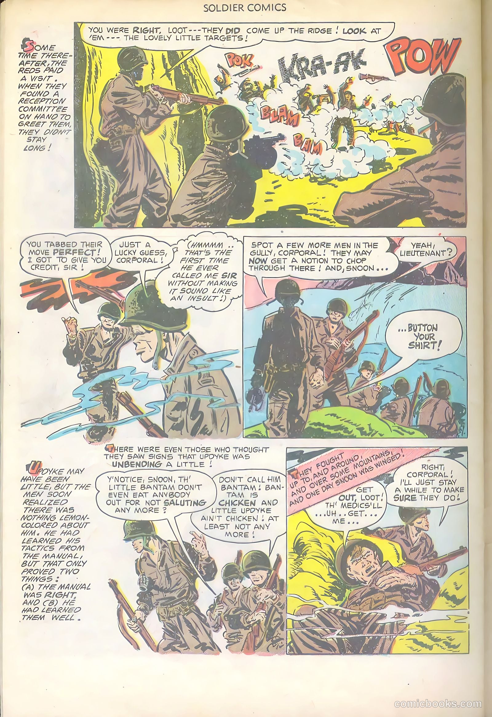 Soldier Comics #5 (1952) — page 32 of 36