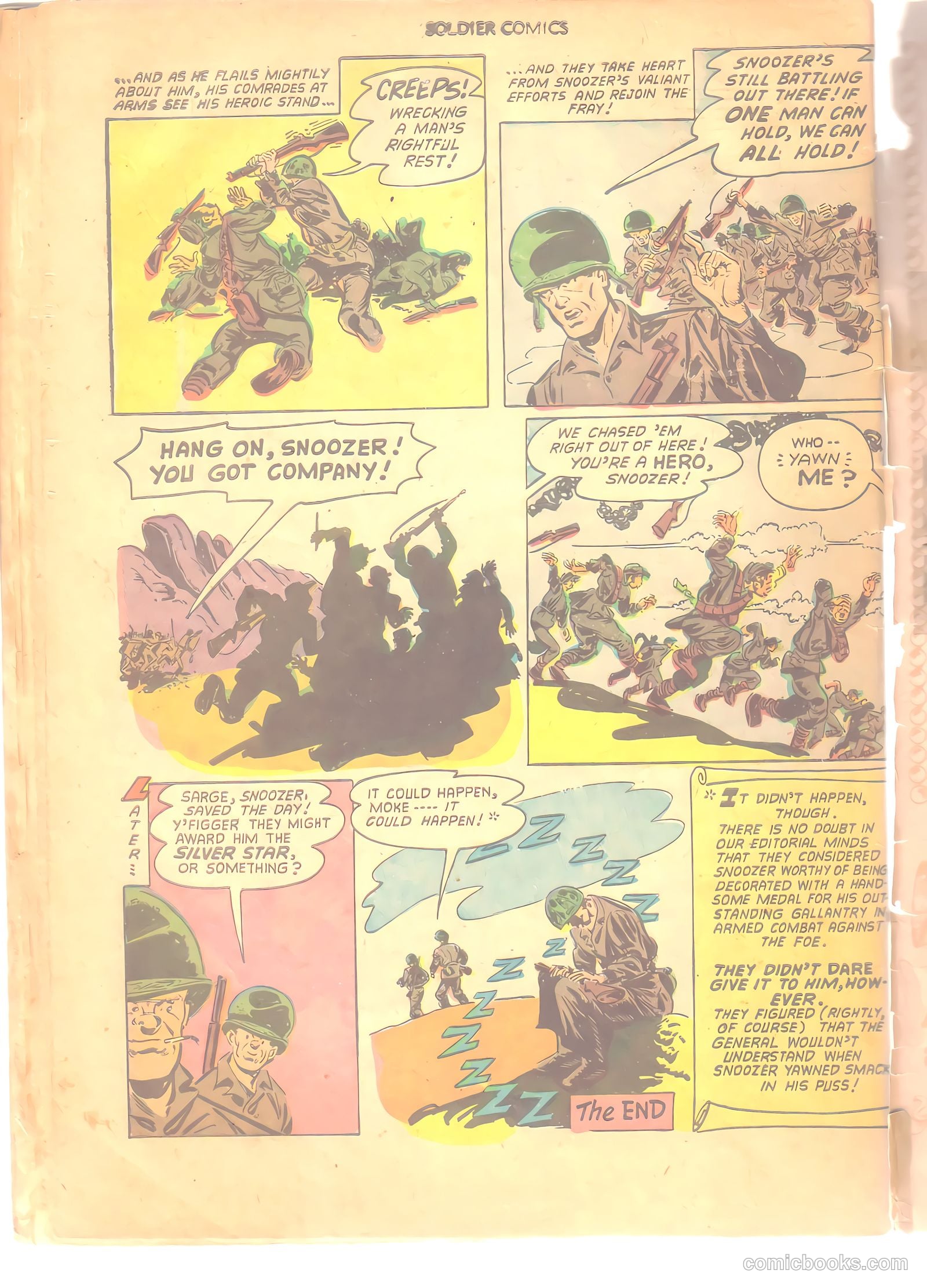 Soldier Comics #6 (1952) — page 34 of 36