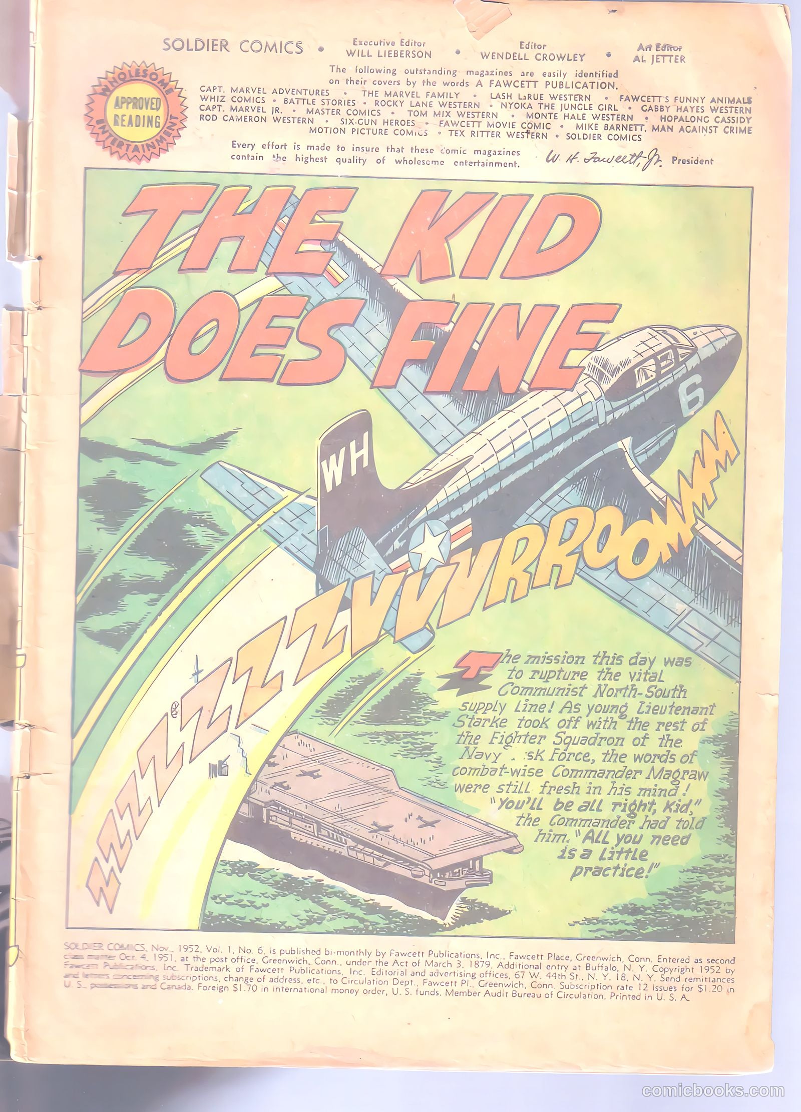 Soldier Comics #6 (1952) — page 3 of 36