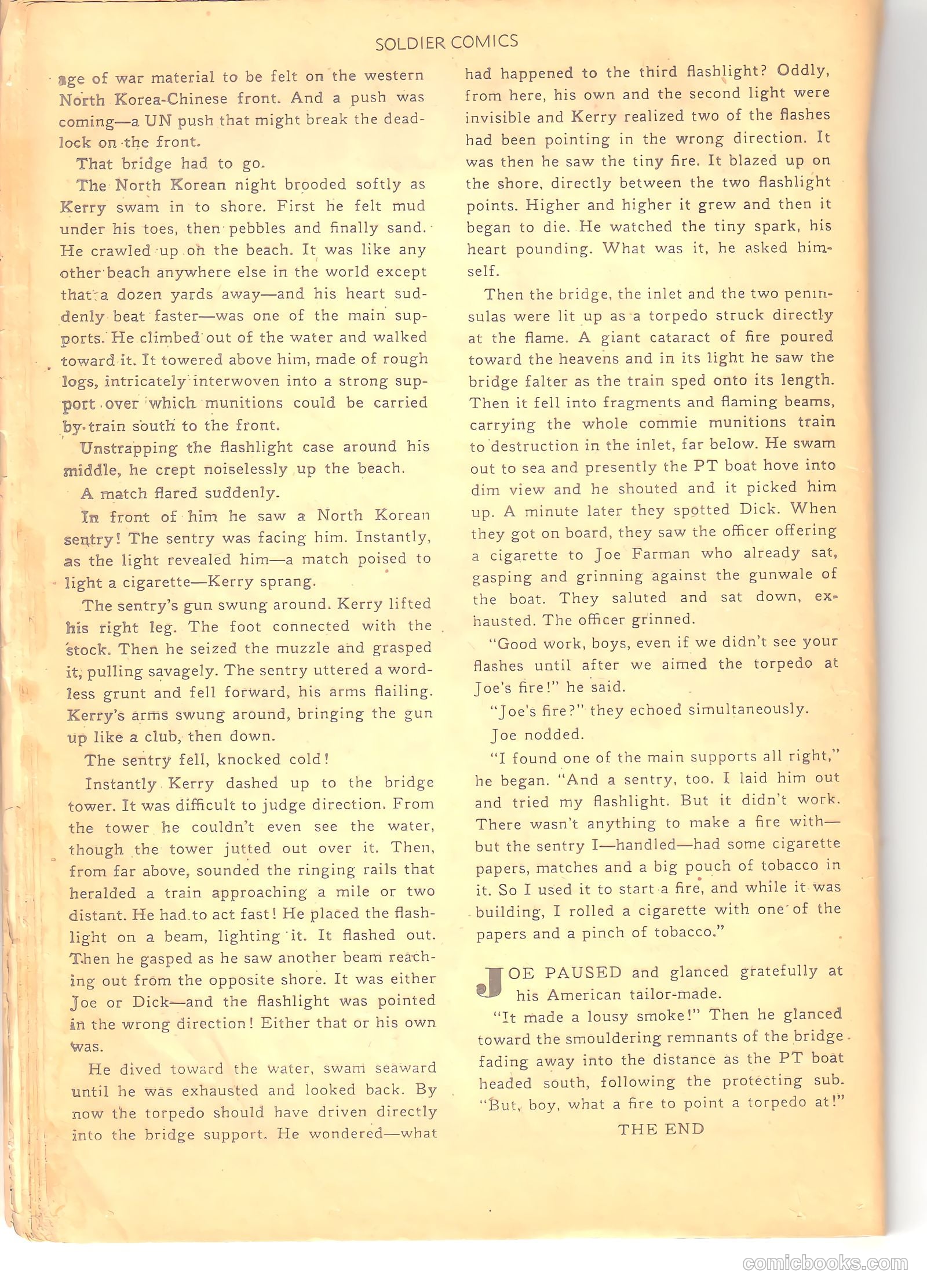 Soldier Comics #6 (1952) — page 16 of 36