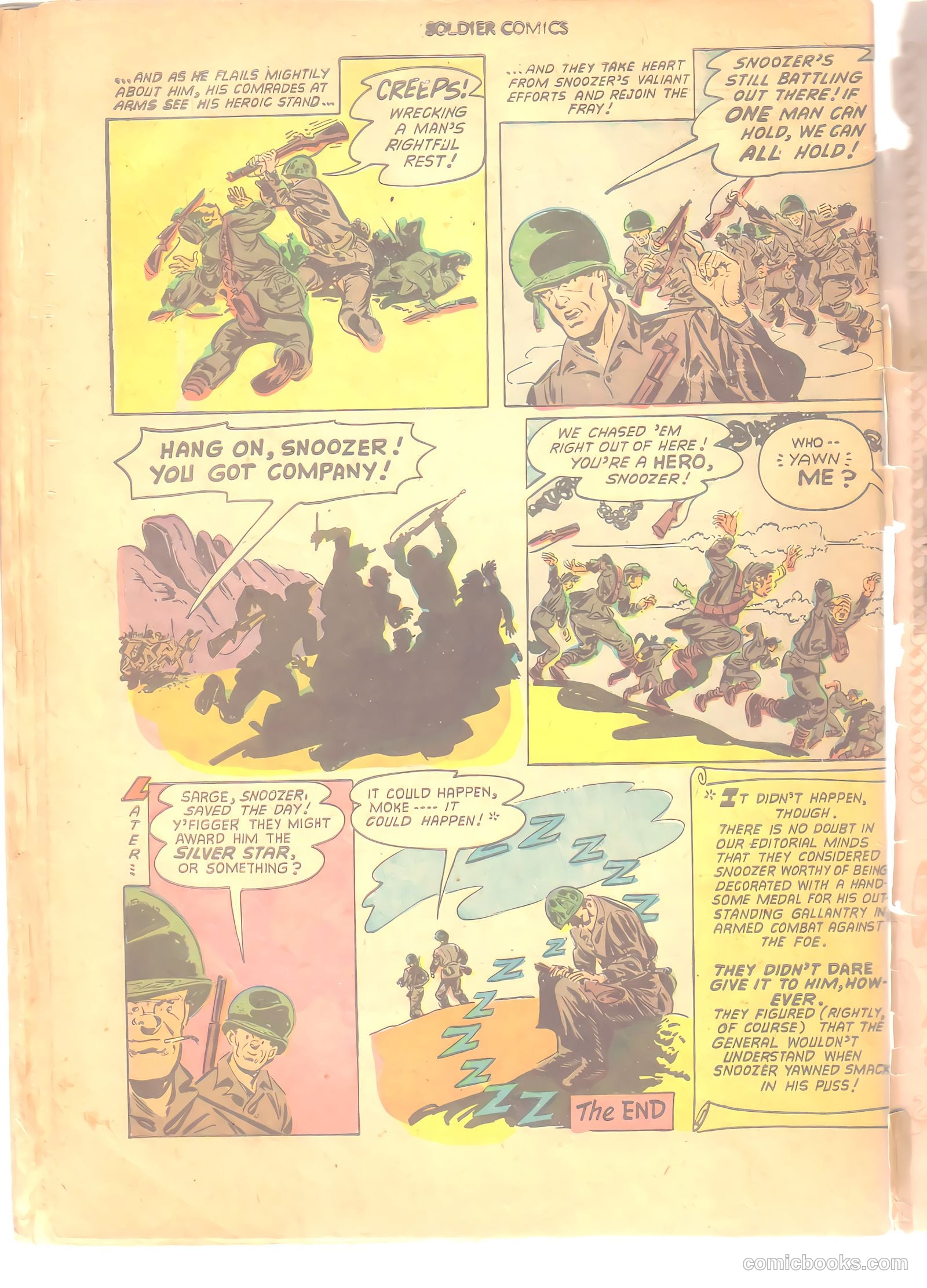 Soldier Comics #6 (1952) — page 34 of 36