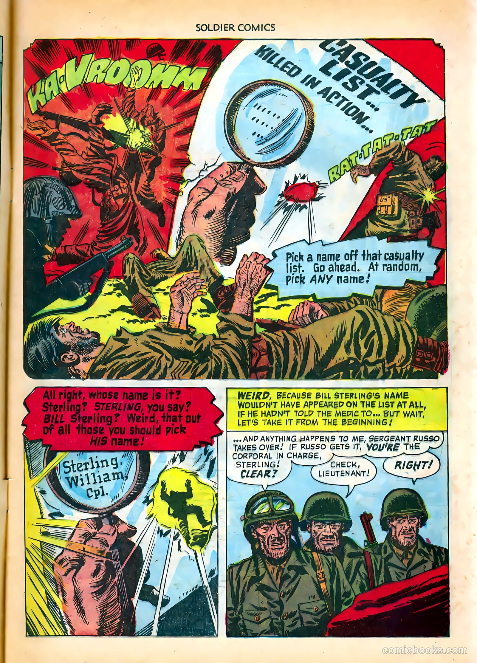 Soldier Comics #7 (1953) — page 5 of 36