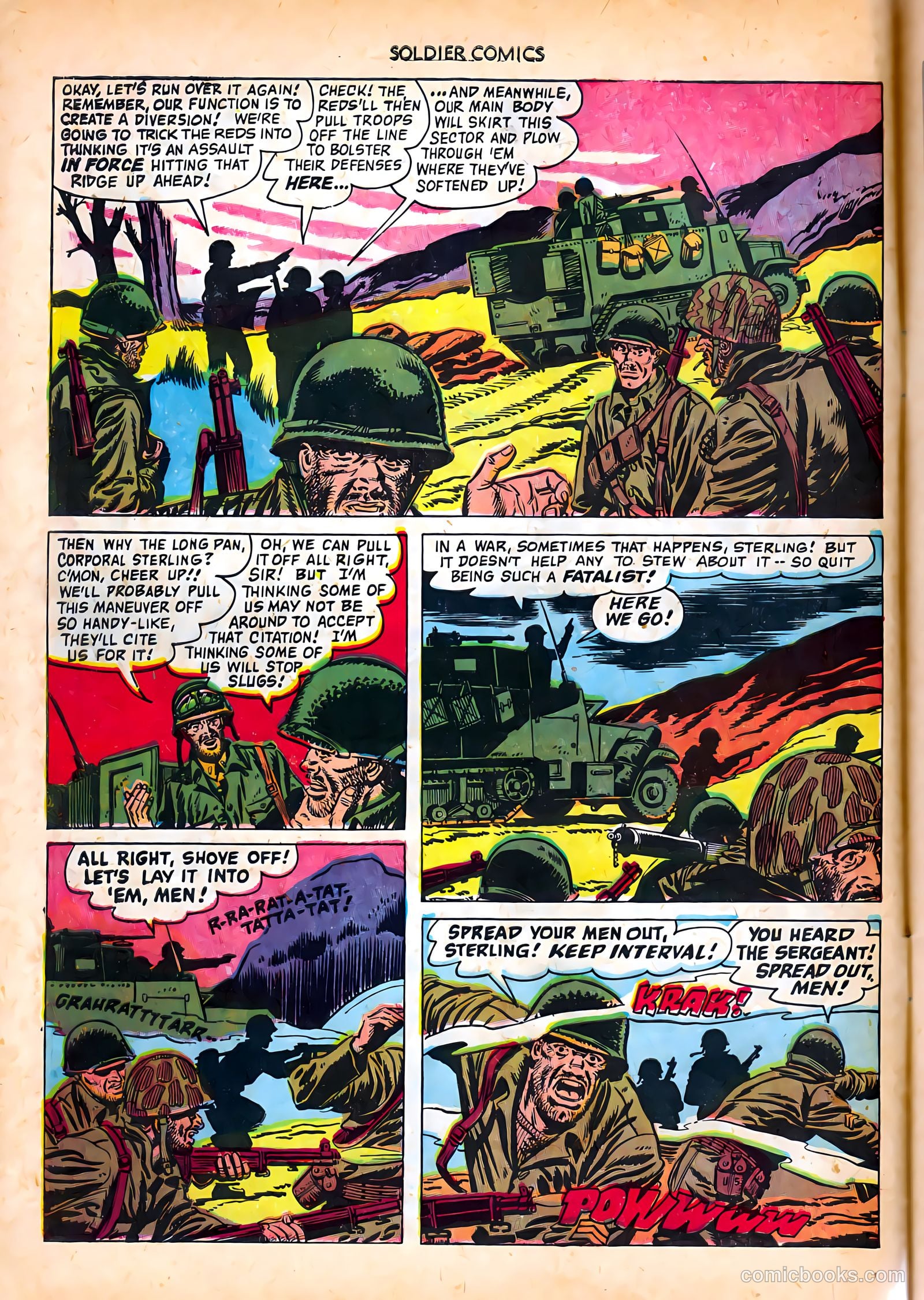 Soldier Comics #7 (1953) — page 6 of 36