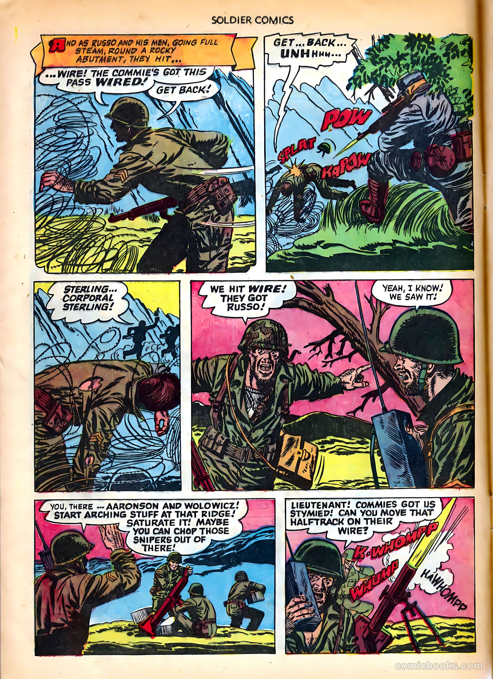 Soldier Comics #7 (1953) — page 8 of 36