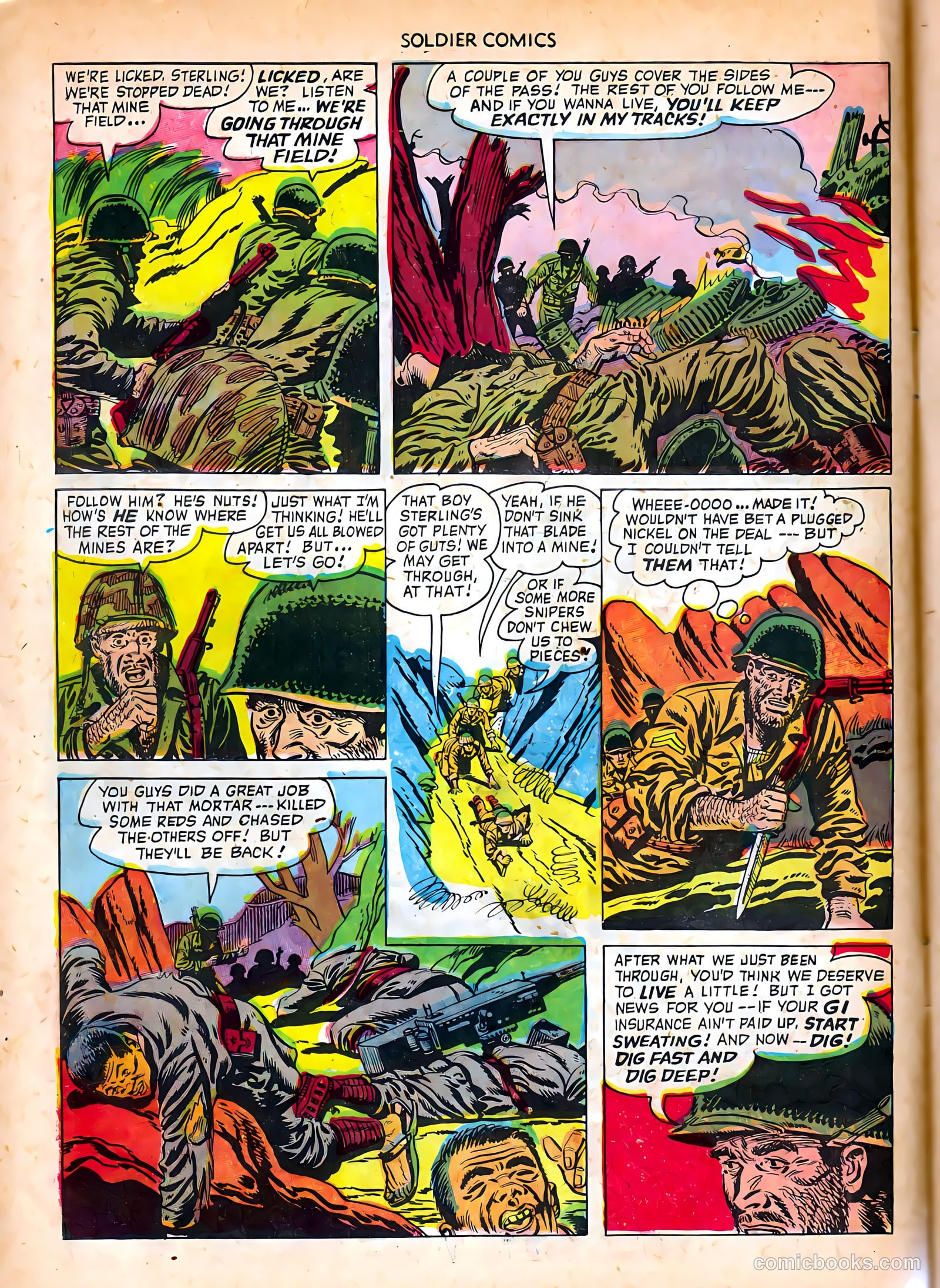 Soldier Comics #7 (1953) — page 10 of 36