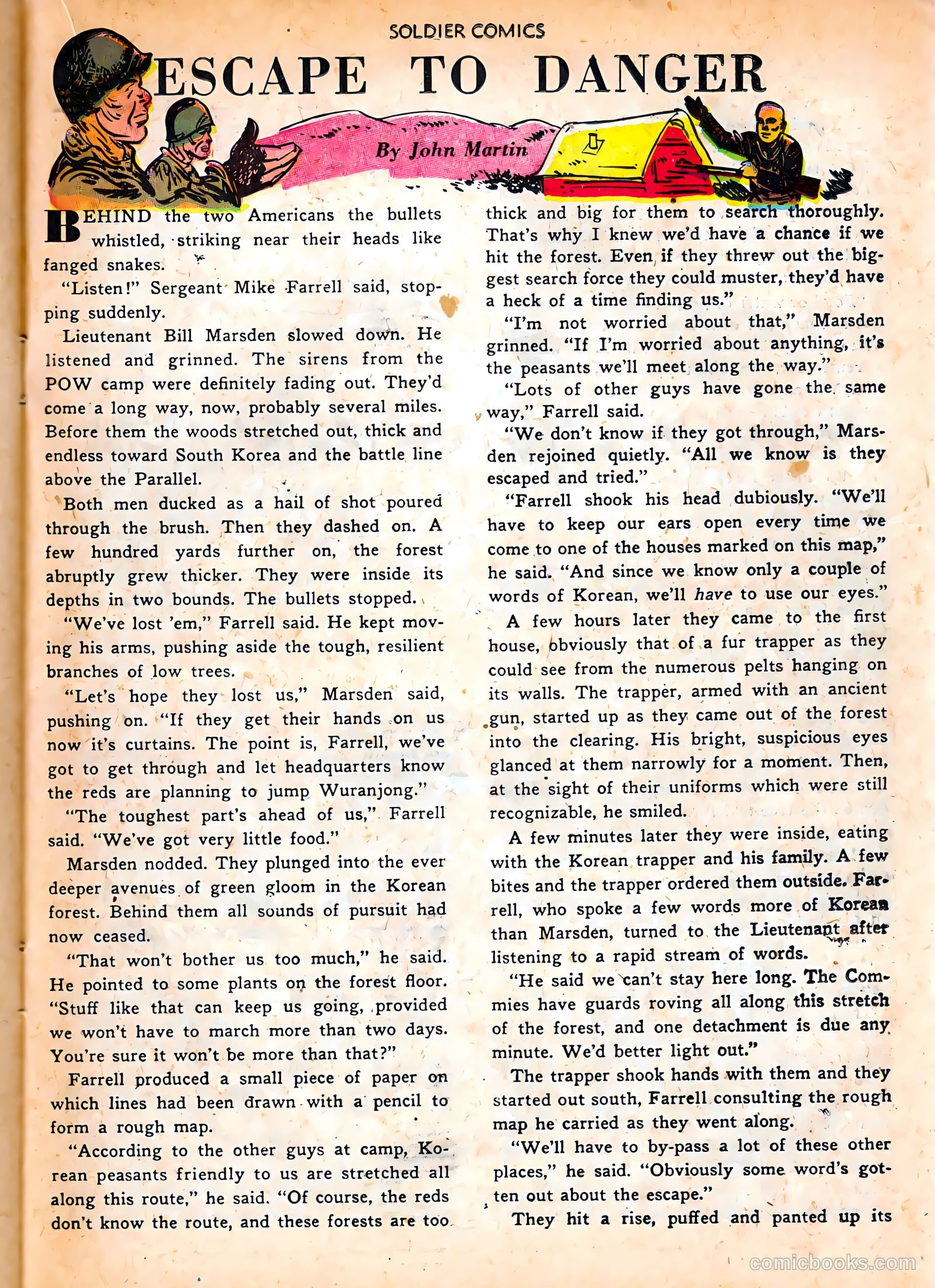 Soldier Comics #7 (1953) — page 15 of 36
