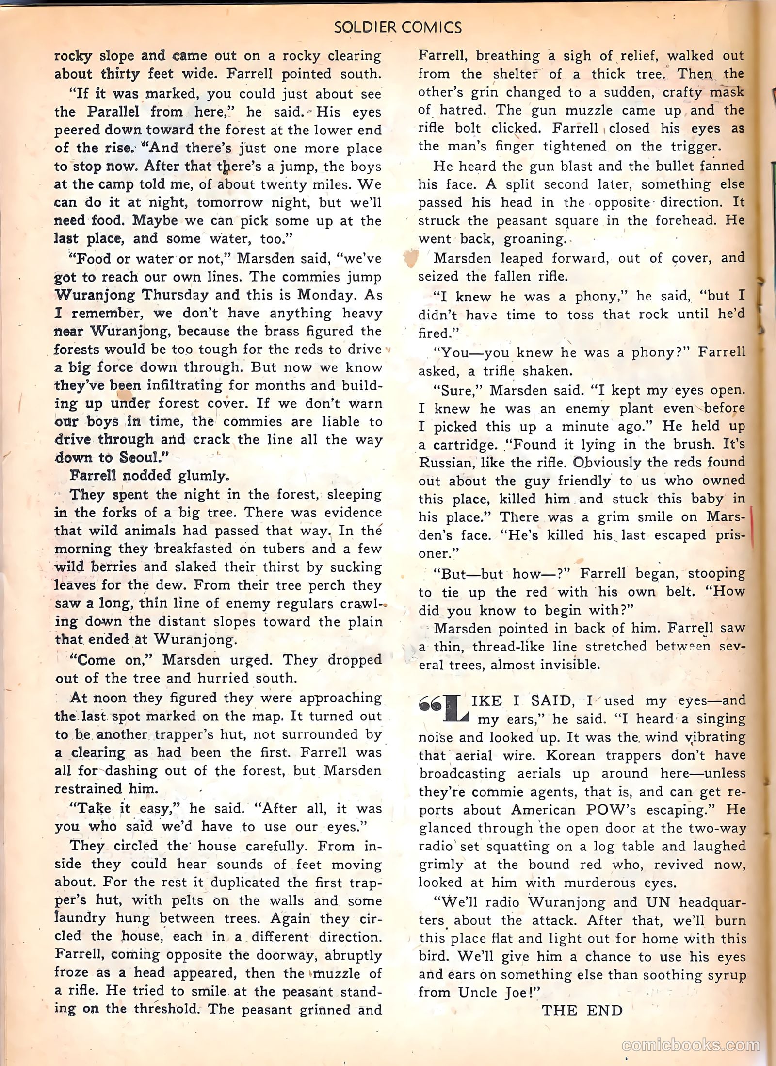 Soldier Comics #7 (1953) — page 16 of 36