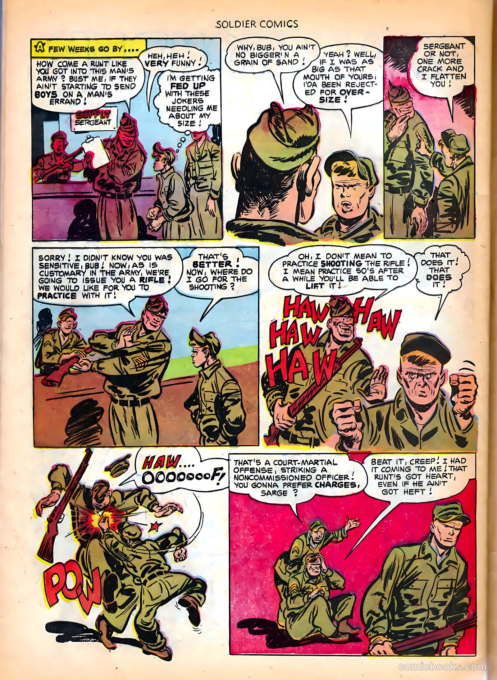 Soldier Comics #7 (1953) — page 28 of 36