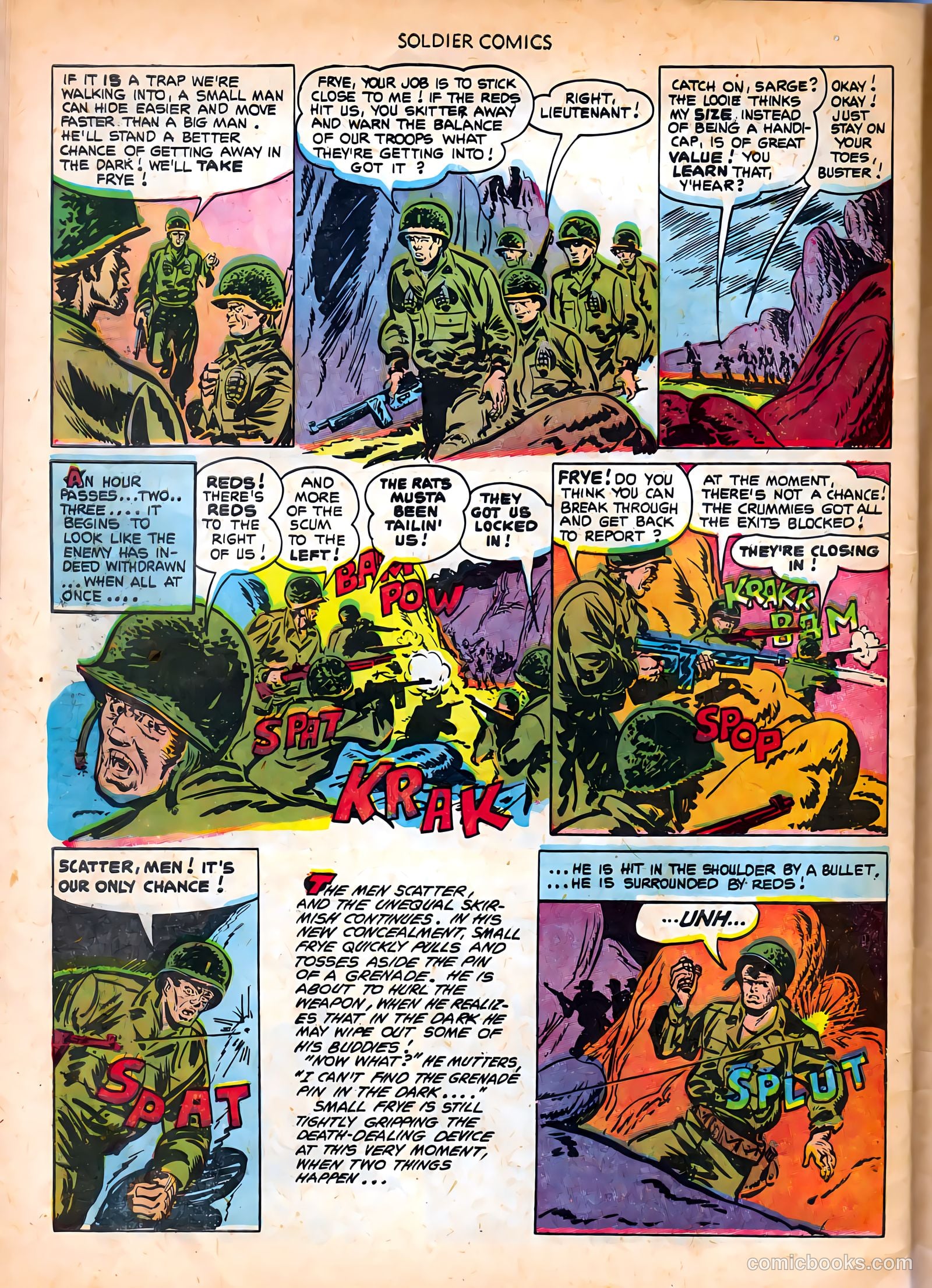 Soldier Comics #7 (1953) — page 30 of 36