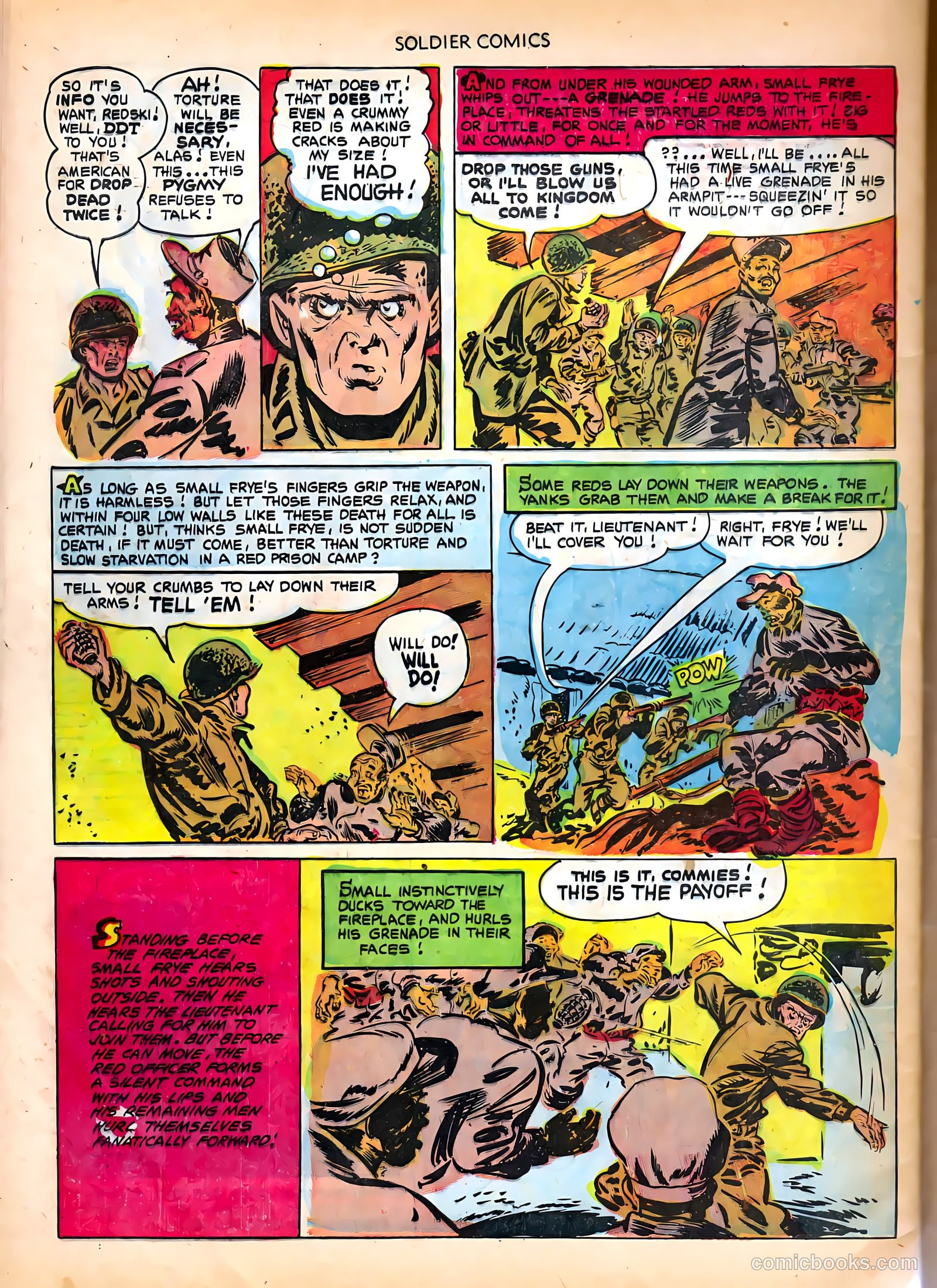 Soldier Comics #7 (1953) — page 32 of 36
