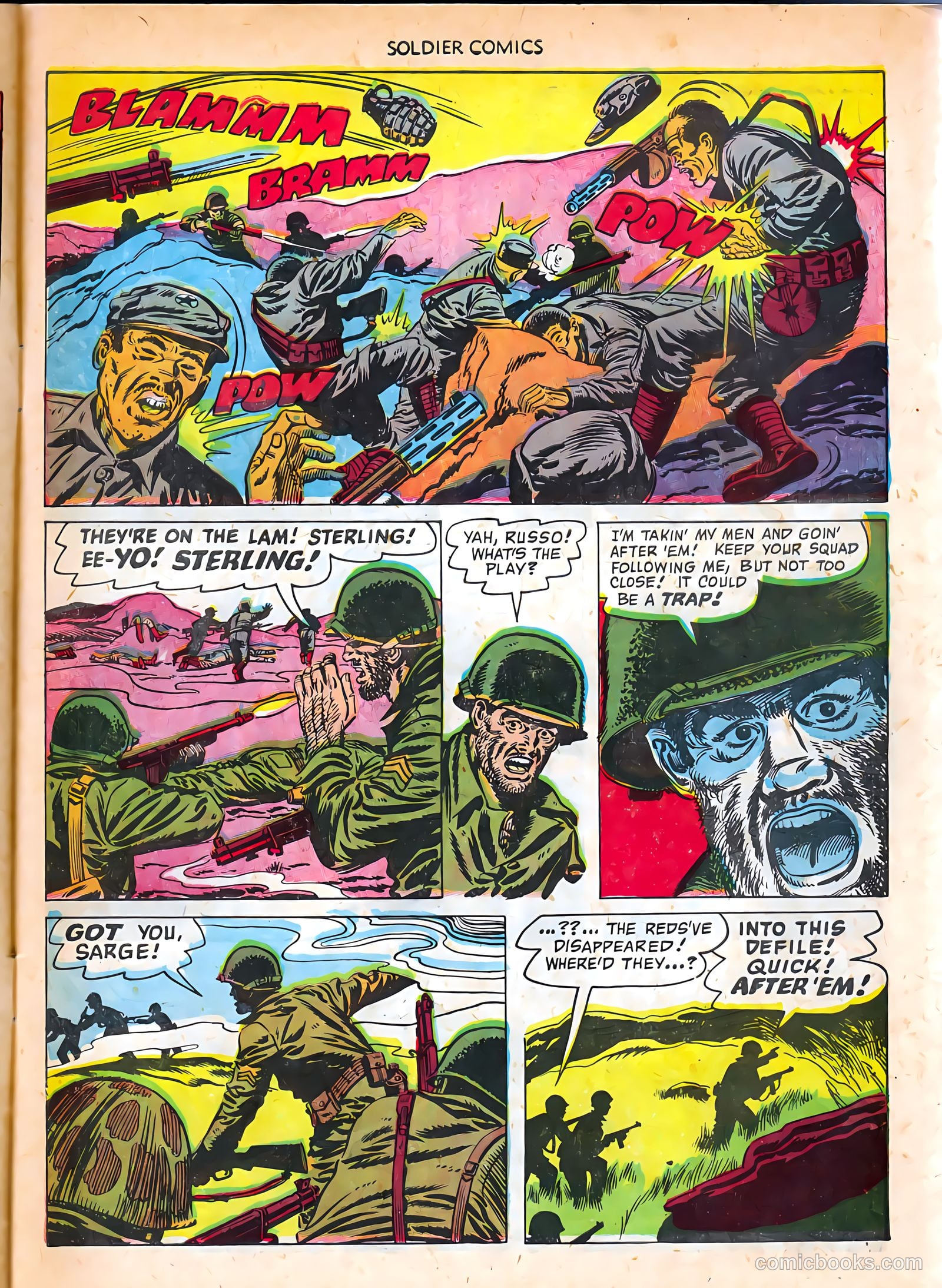 Soldier Comics #7 (1953) — page 7 of 36