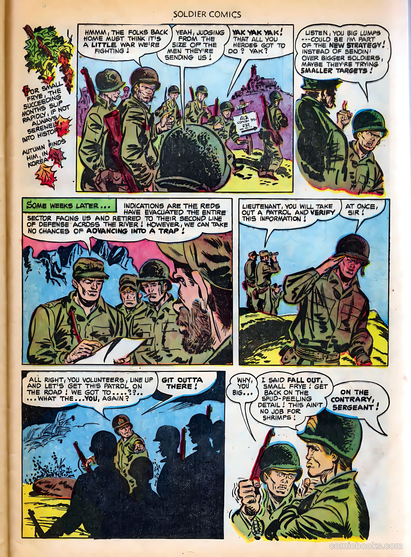 Soldier Comics #7 (1953) — page 29 of 36