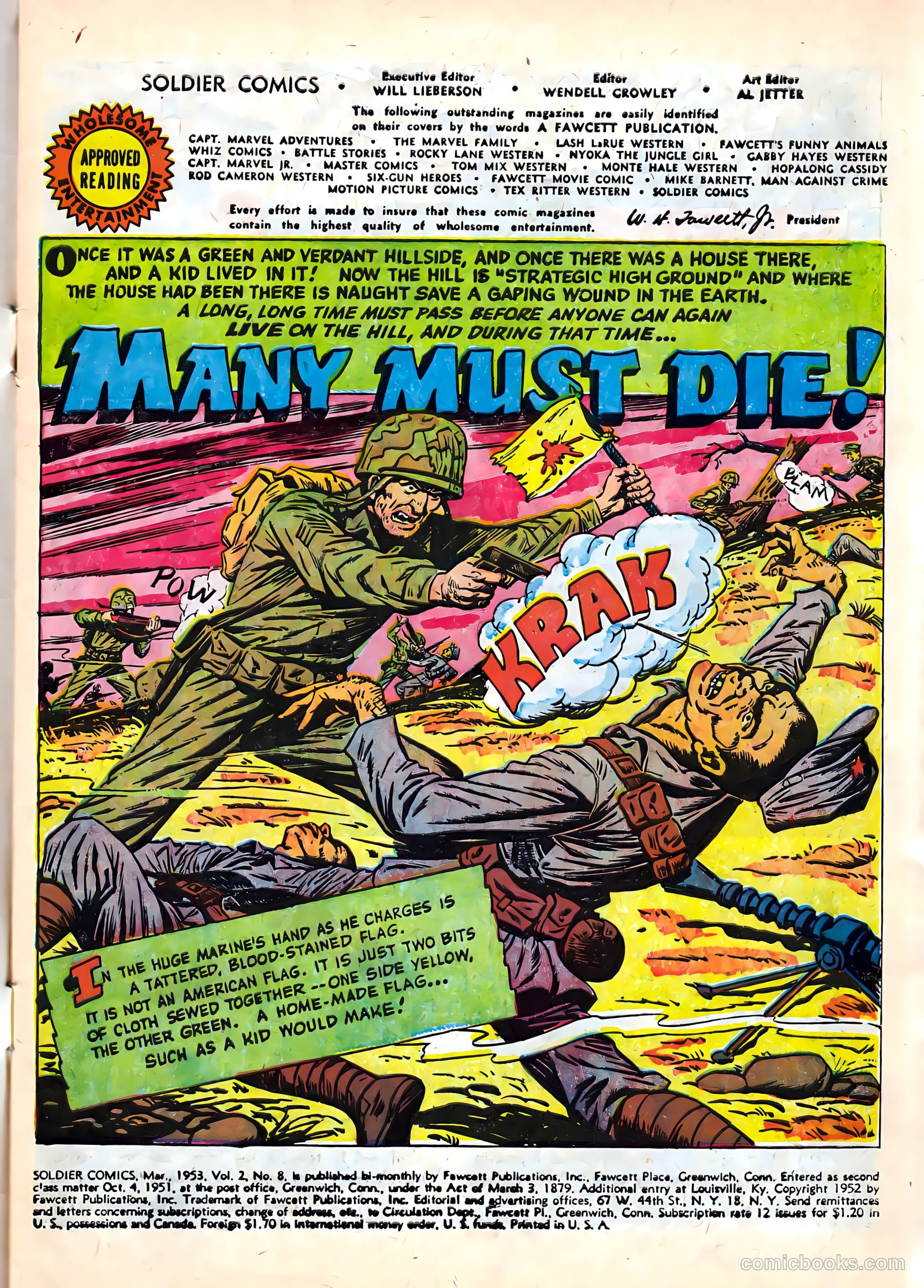 Soldier Comics #8 (1953) — page 3 of 36