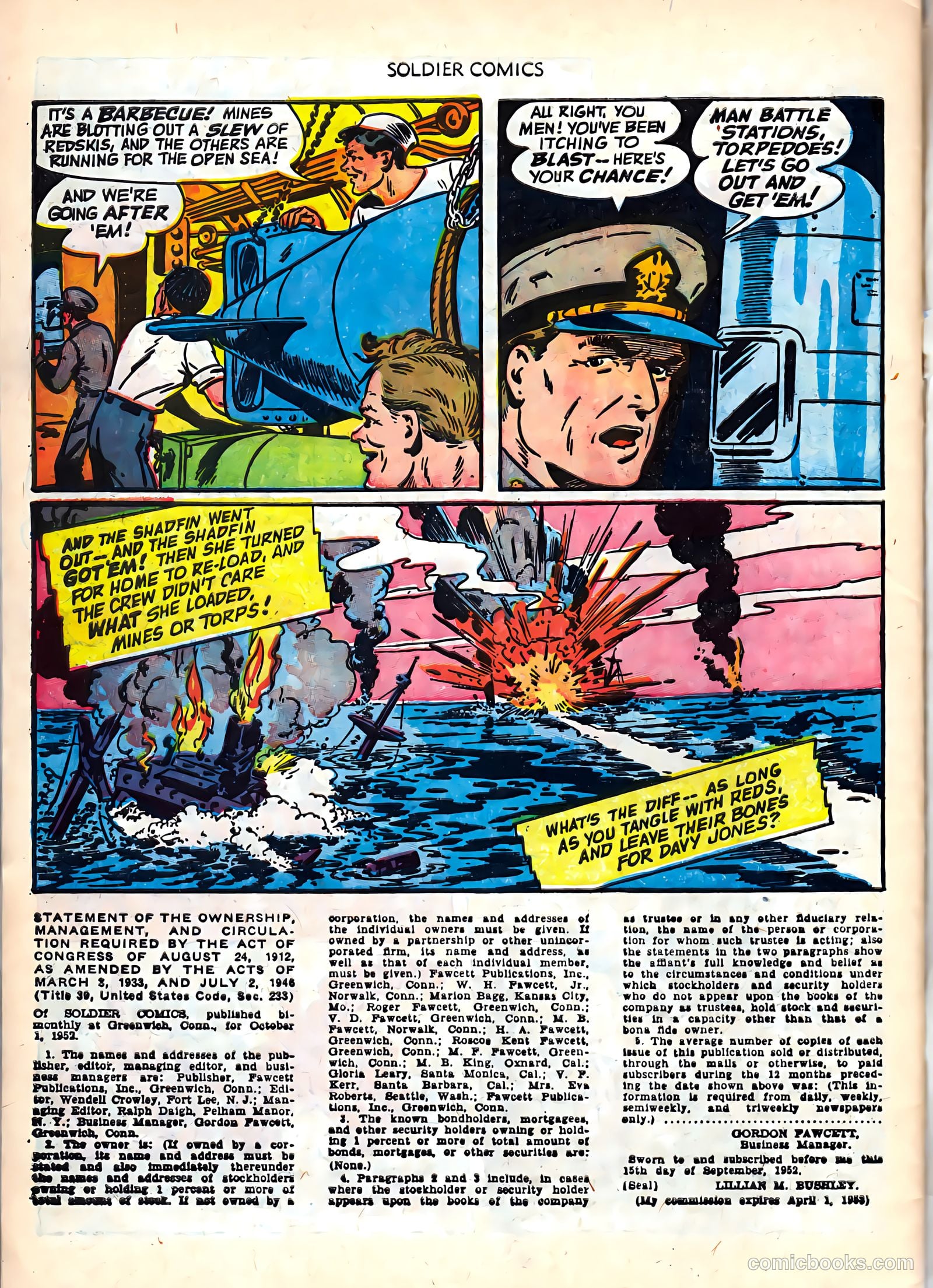 Soldier Comics #8 (1953) — page 34 of 36