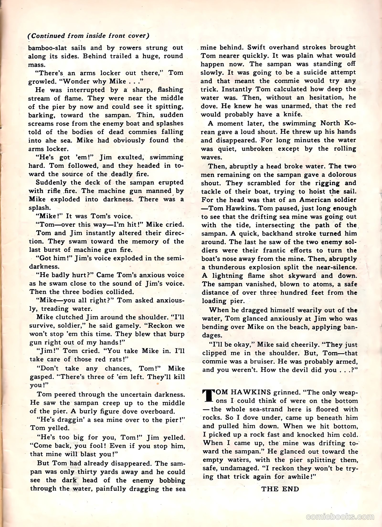 Soldier Comics #8 (1953) — page 35 of 36