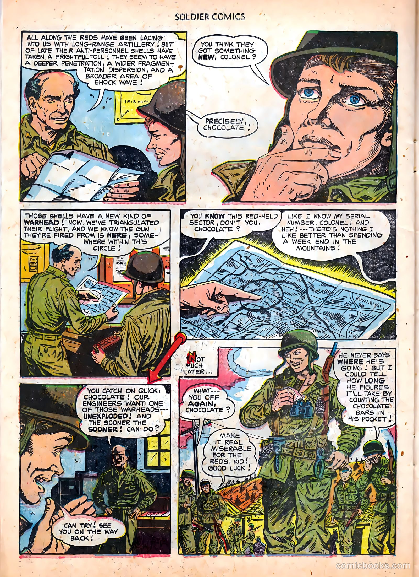 Soldier Comics #9 (1953) — page 22 of 37