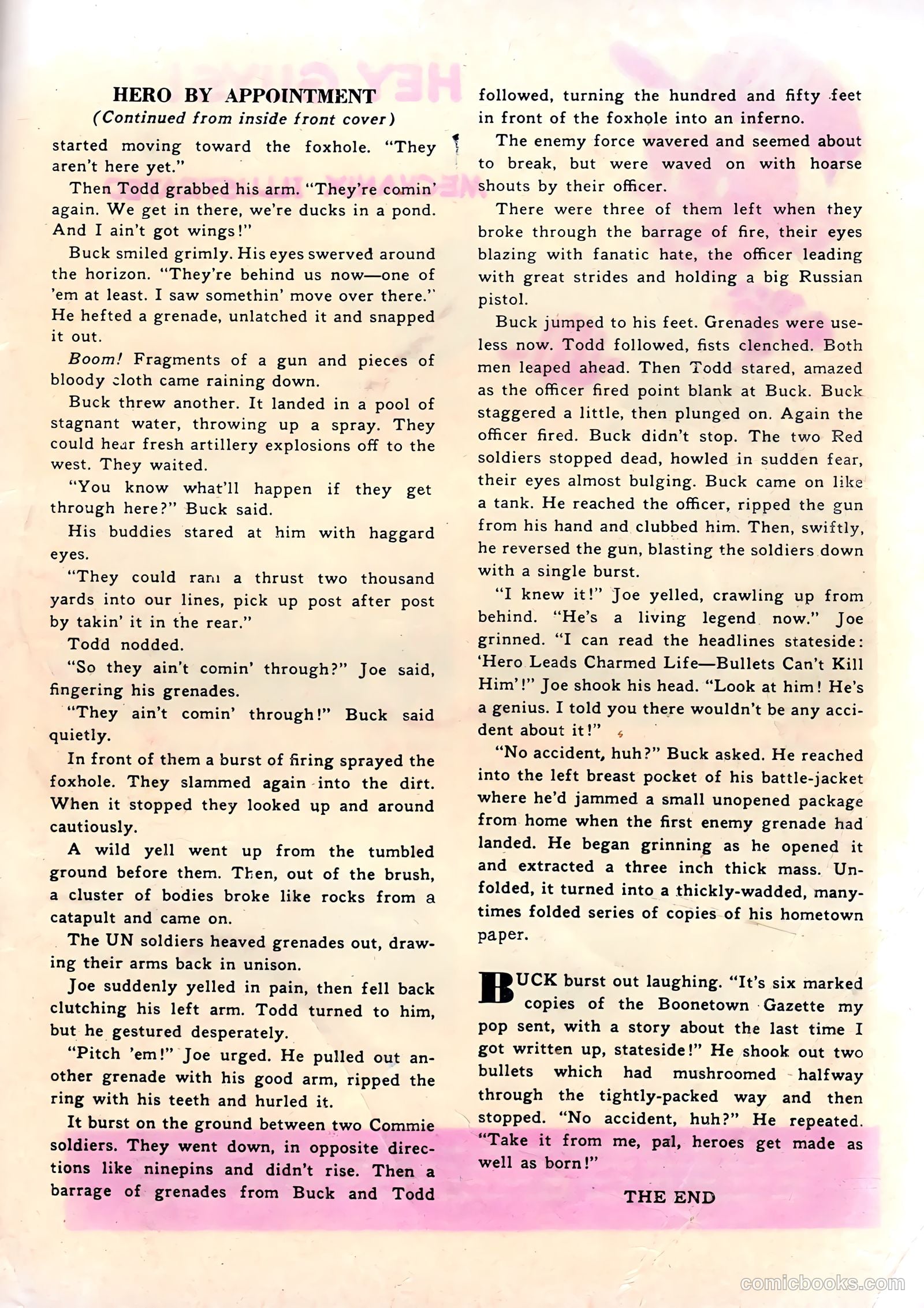 Soldier Comics #9 (1953) — page 35 of 37