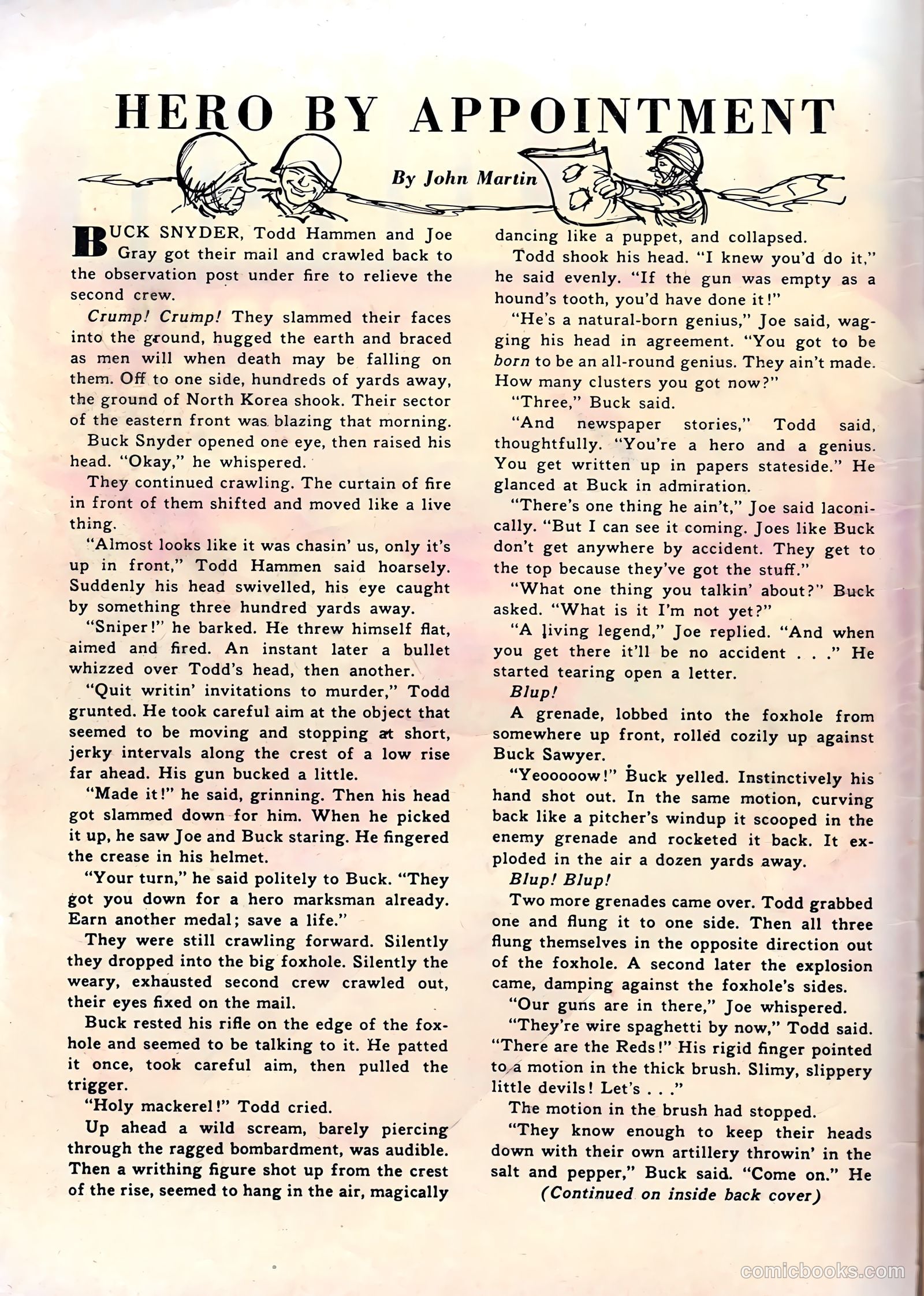 Soldier Comics #9 (1953) — page 2 of 36