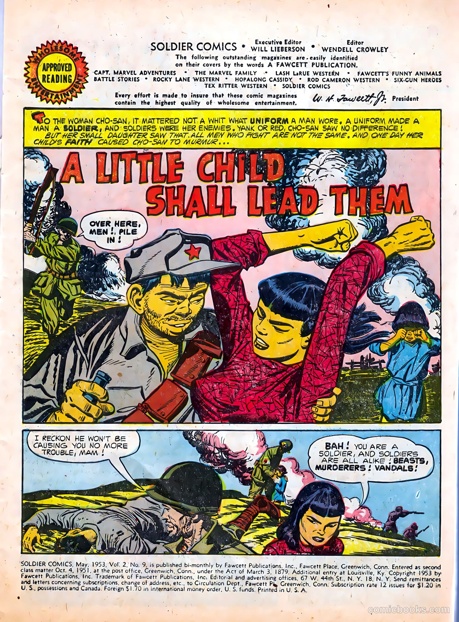 Soldier Comics #9 (1953) — page 3 of 36