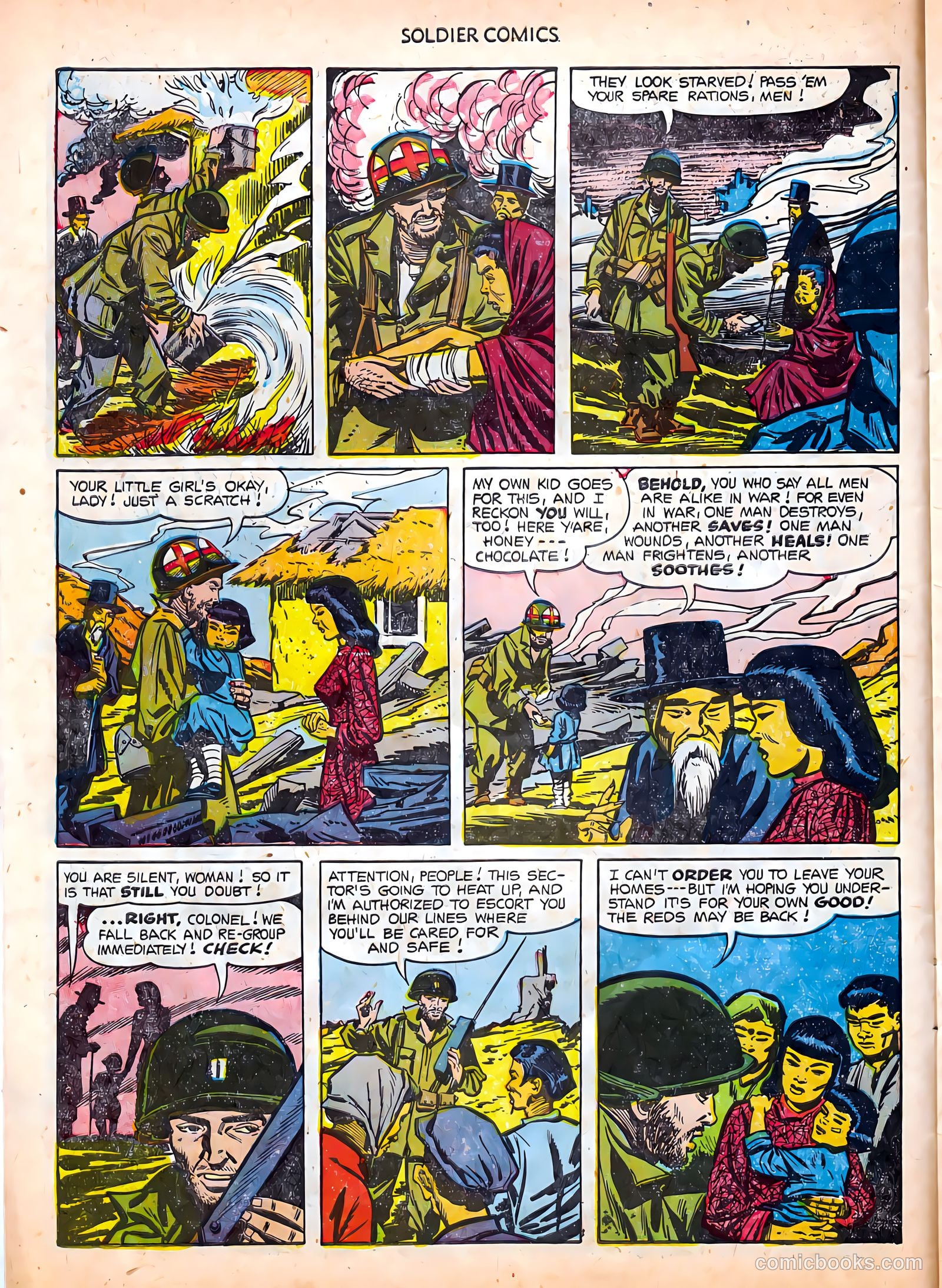 Soldier Comics #9 (1953) — page 10 of 36