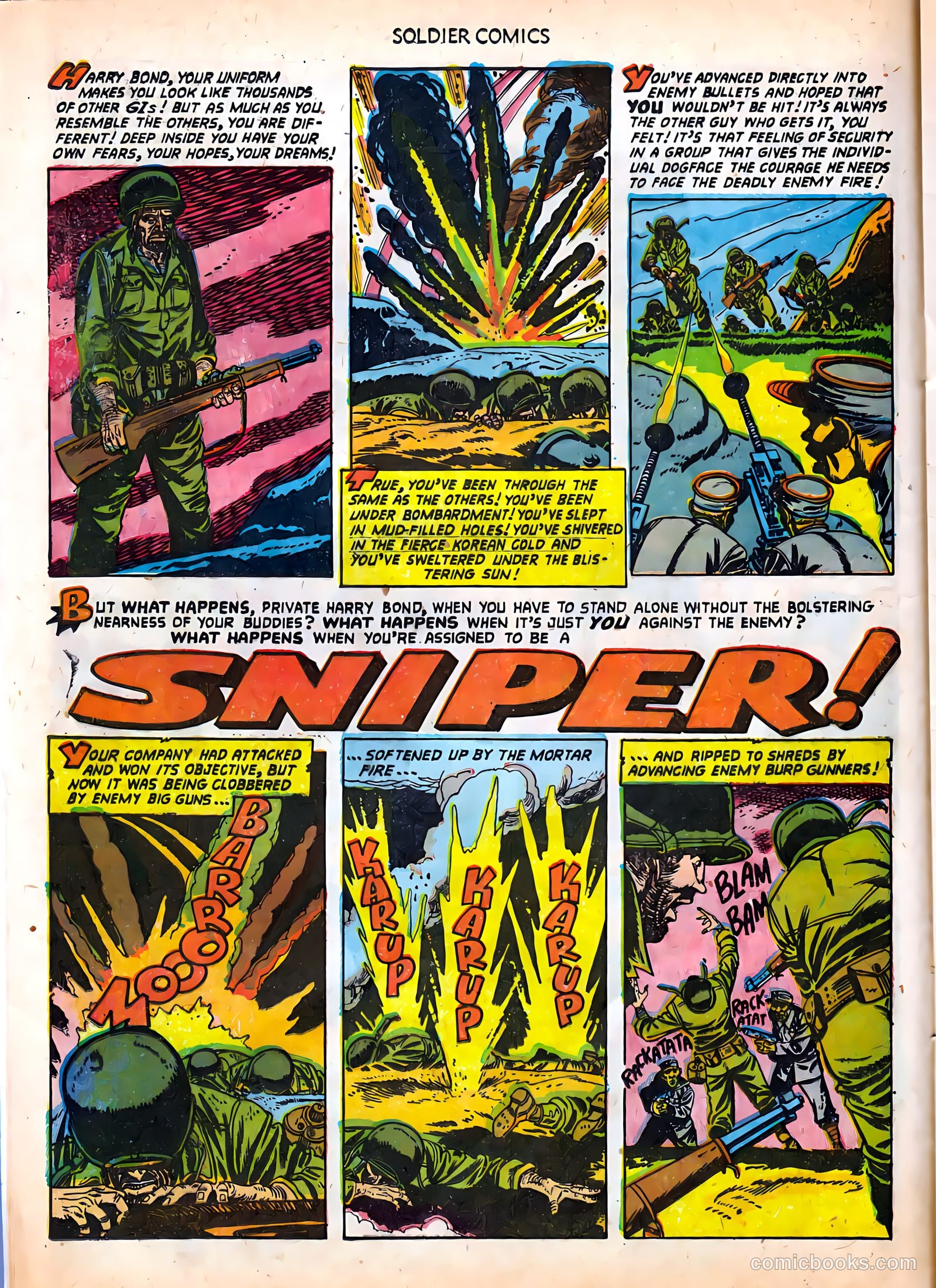 Soldier Comics #9 (1953) — page 12 of 36