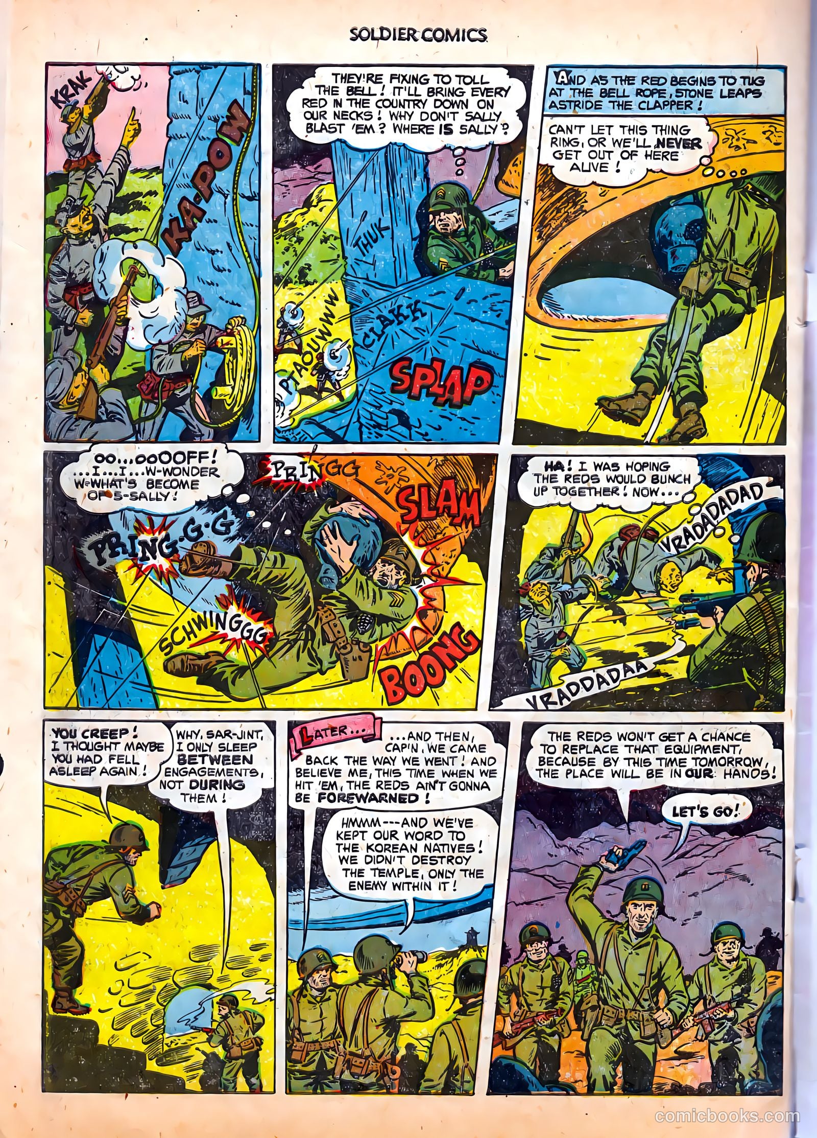 Soldier Comics #9 (1953) — page 34 of 36