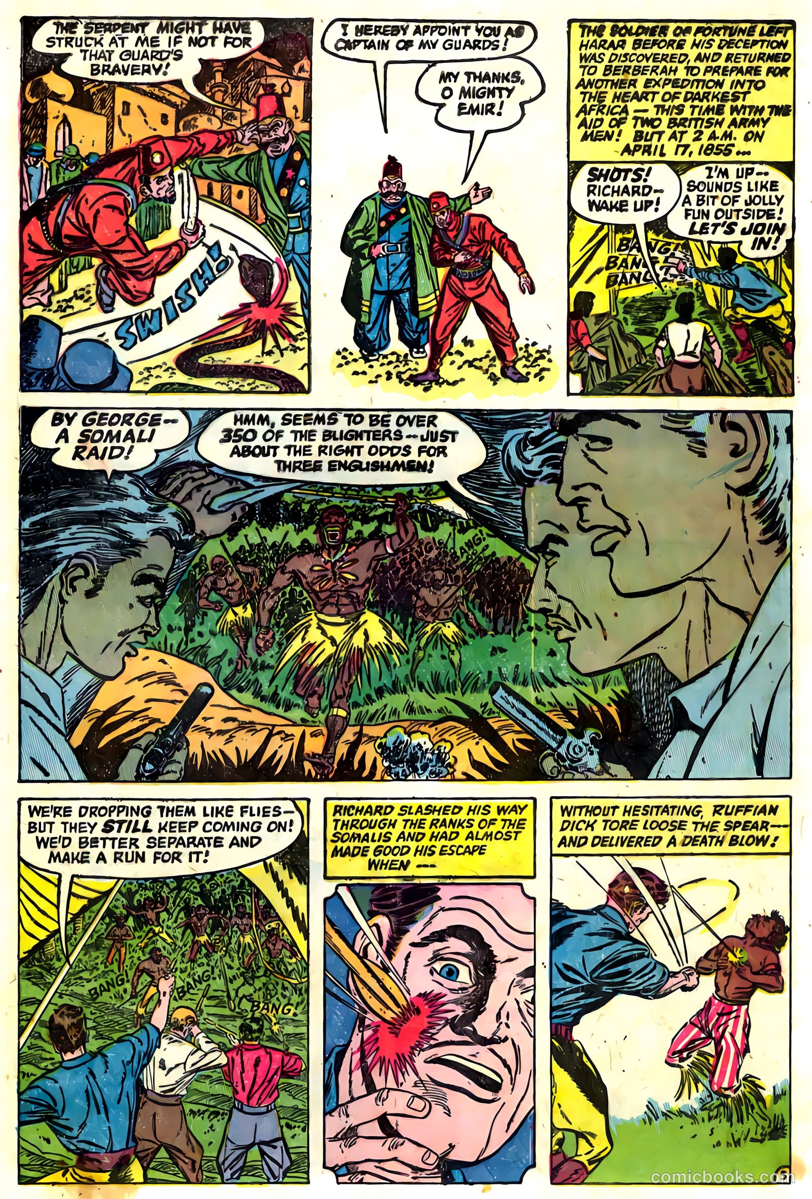Soldiers of Fortune #1 (1951) — page 35 of 52