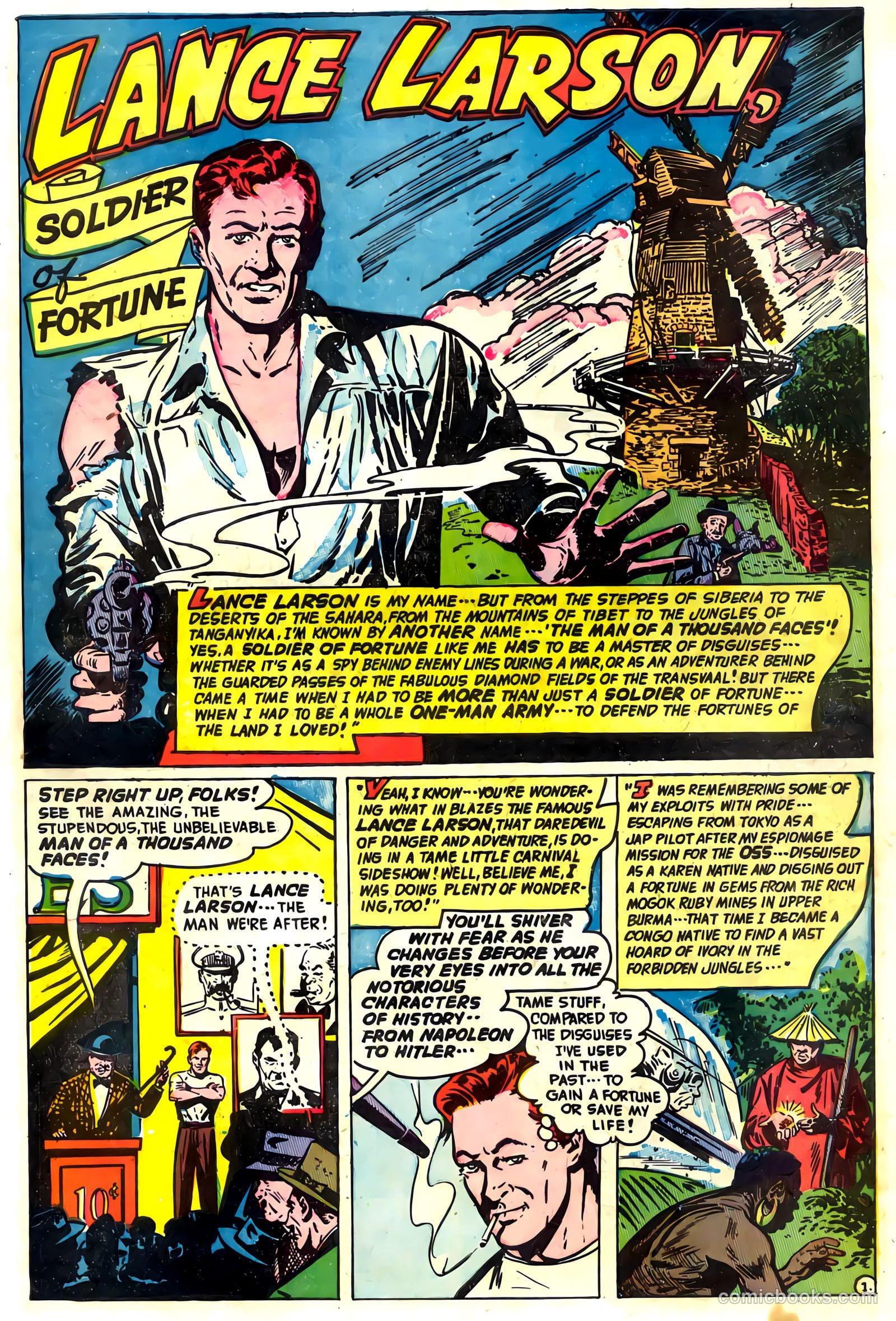 Soldiers of Fortune #1 (1951) — page 38 of 52