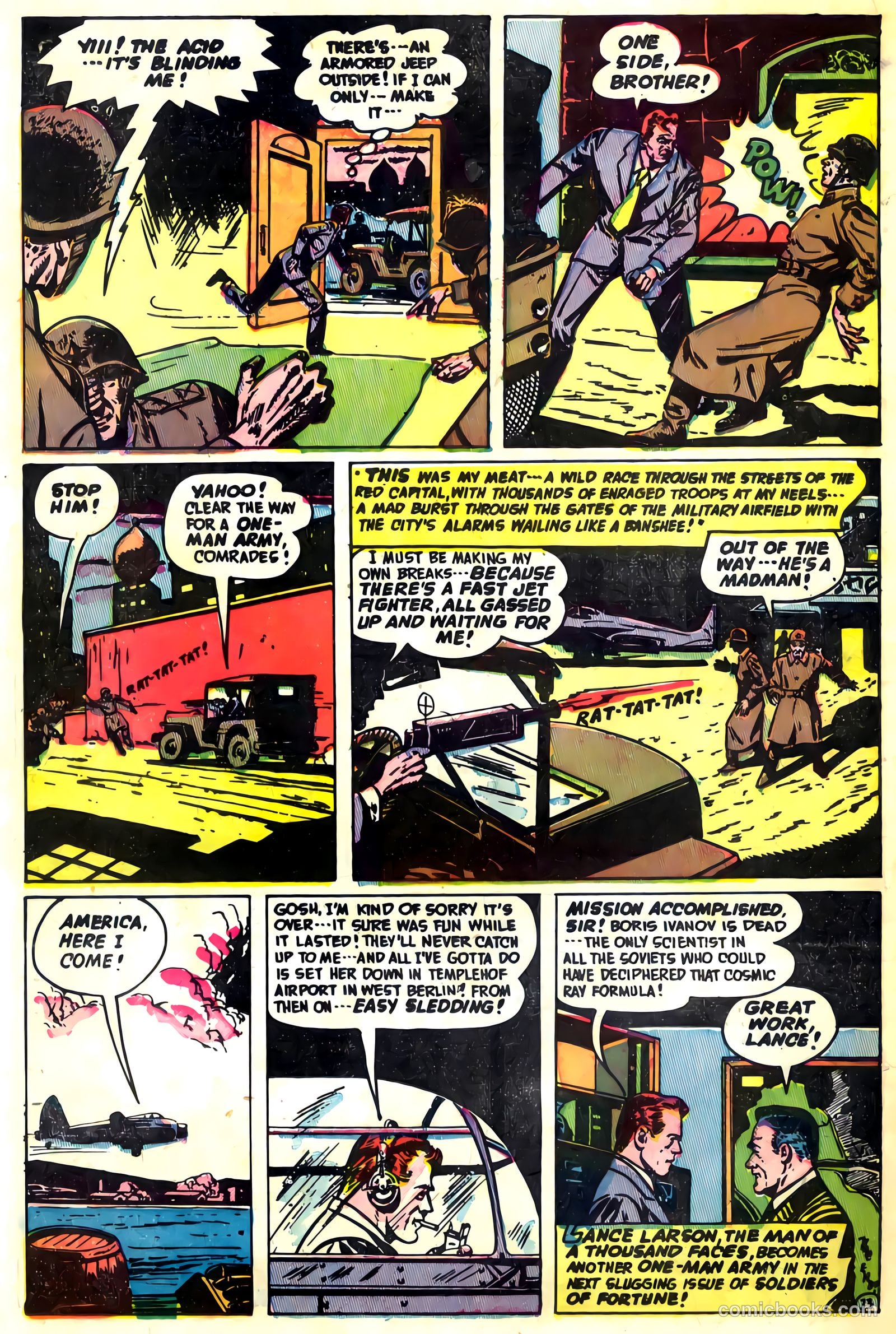 Soldiers of Fortune #1 (1951) — page 50 of 52