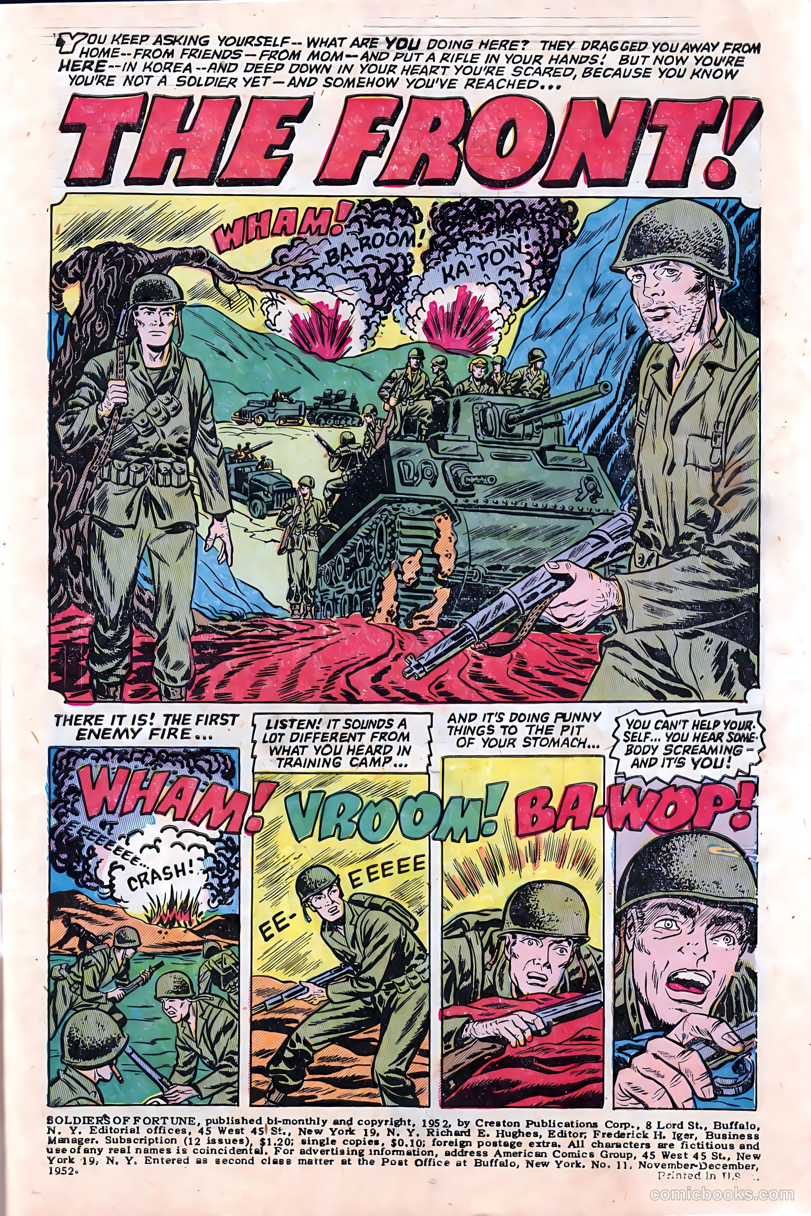 Soldiers of Fortune #11 (1952) — page 3 of 36