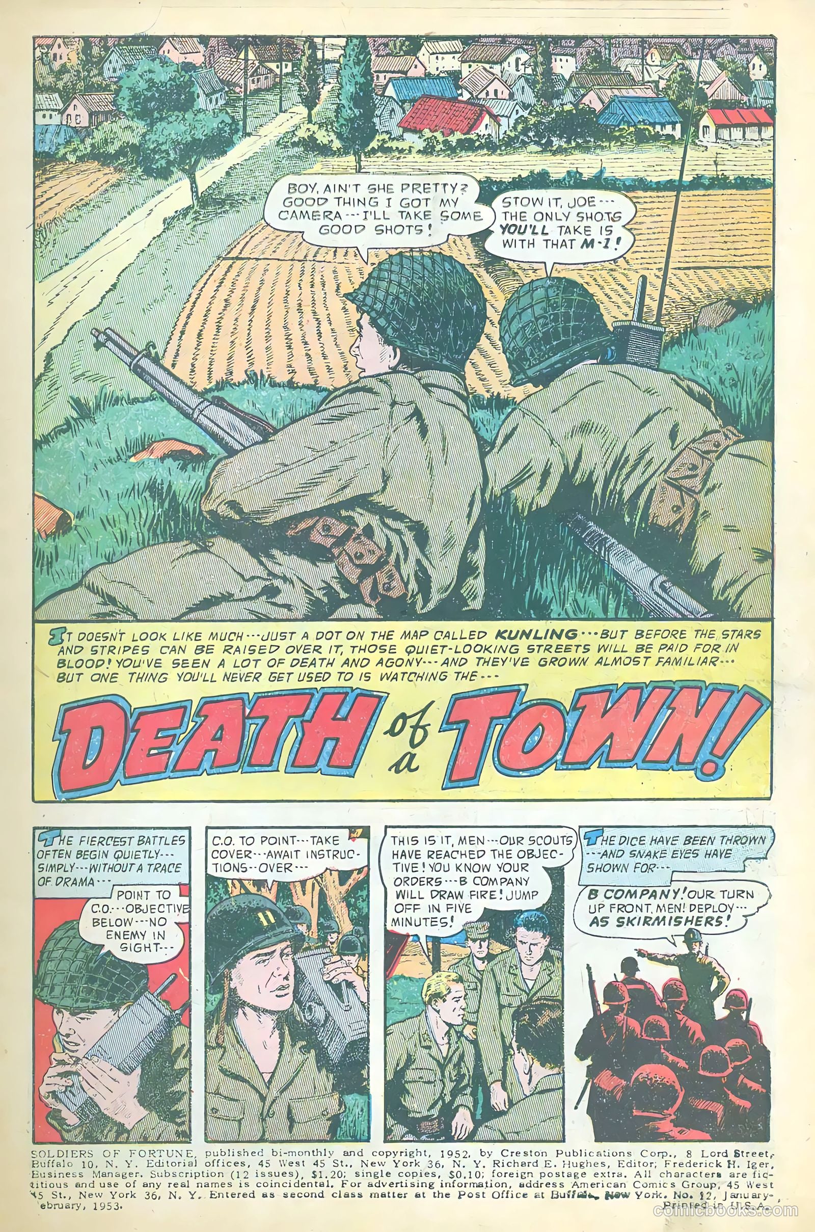 Soldiers of Fortune #12 (1953) — page 3 of 36